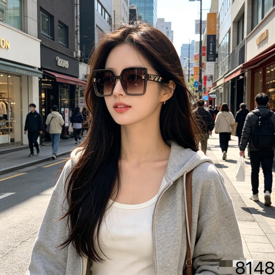 。。Louis vuitto*简约潮流方框太阳镜女士款大框墨镜高级感时尚眼镜