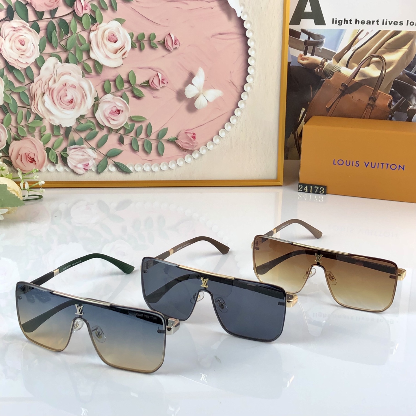 。。Louis vuitto*新品 新款男女太阳镜 时尚潮流休闲墨镜 驾驶出游太阳眼镜