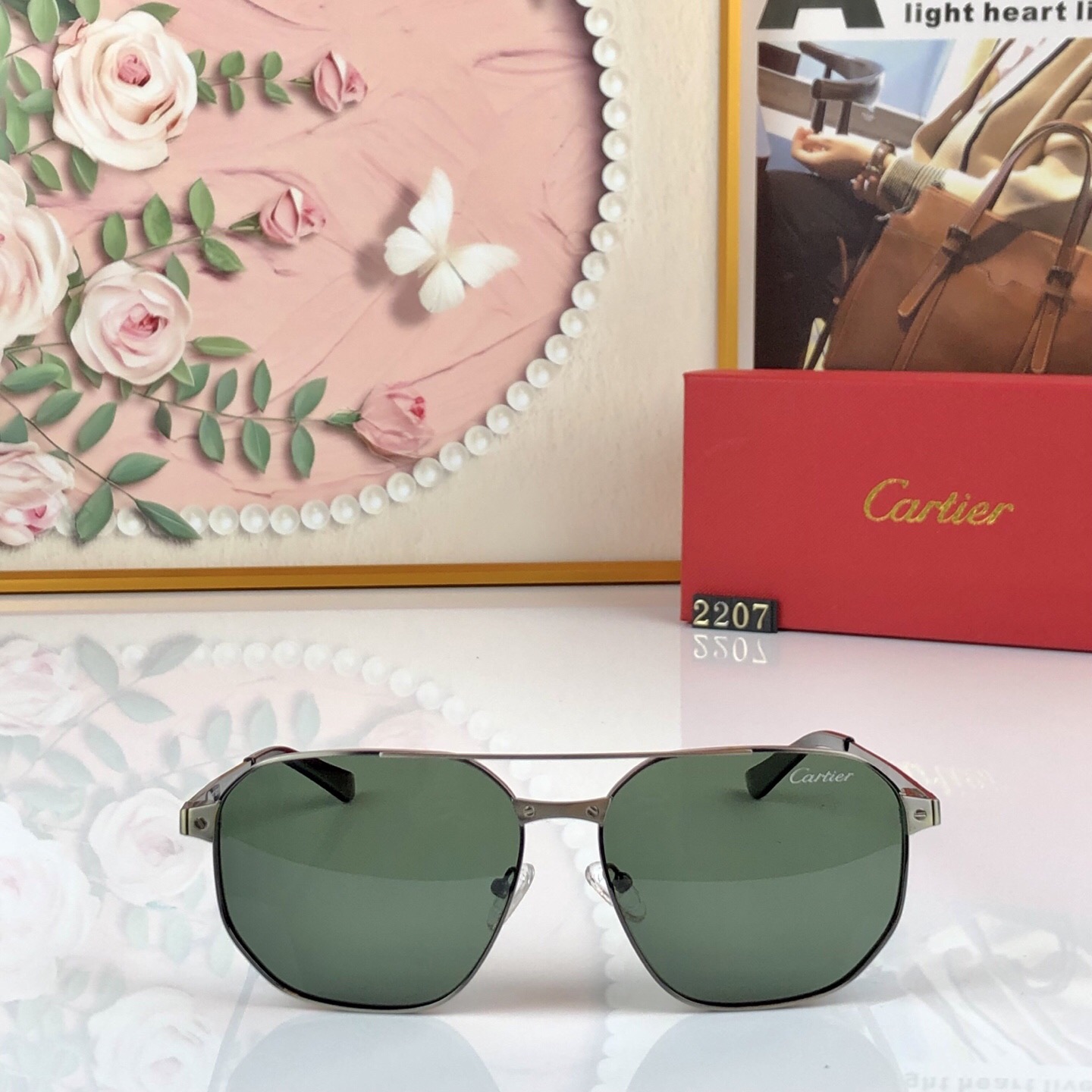 。。Cartie*新款男女同款墨镜时尚潮流休闲眼镜驾驶出行度假太阳眼镜防紫外线