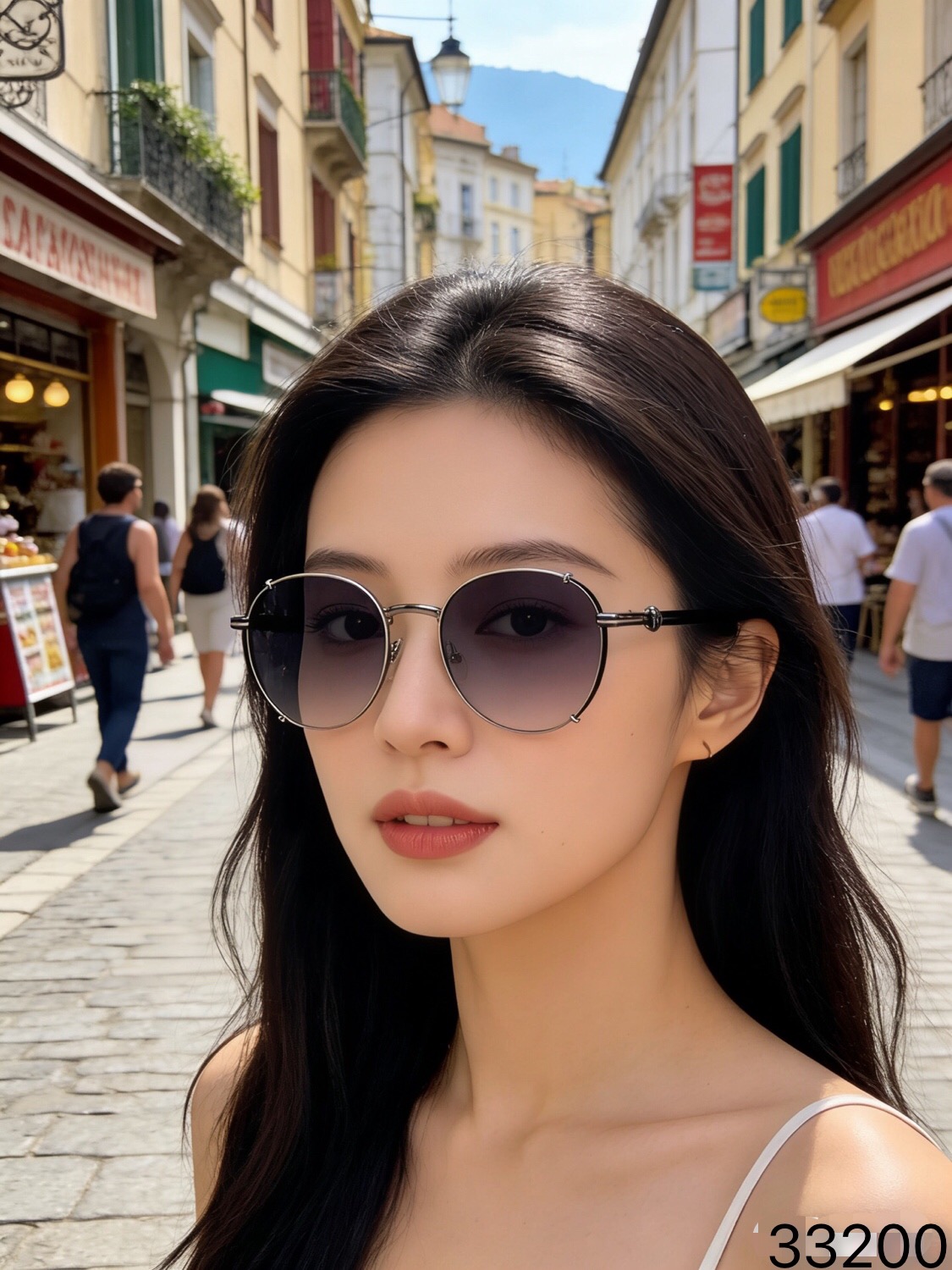 。。Louis vuitto*欧美风金属圆形复古偏光墨镜女高级感防紫外线开车时尚太阳镜男潮