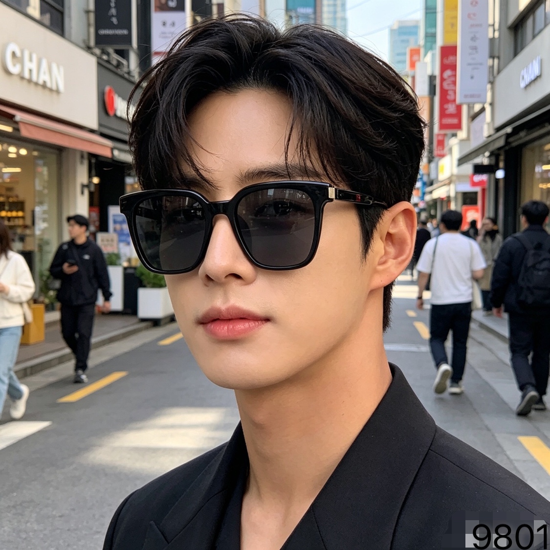 NO:823285,Chane* Korean version of high-end ins retro square sunglasses for men and women, anti-UV, slim, sunscreen, handsome sunglasses, sunglasses, sunglasses, glasses, chanel19860909Chane*韩版高级感ins复古方形墨镜男款女防紫外显瘦防晒痞帅太阳镜眼镜墨镜太阳镜,眼镜,chanel,glasses