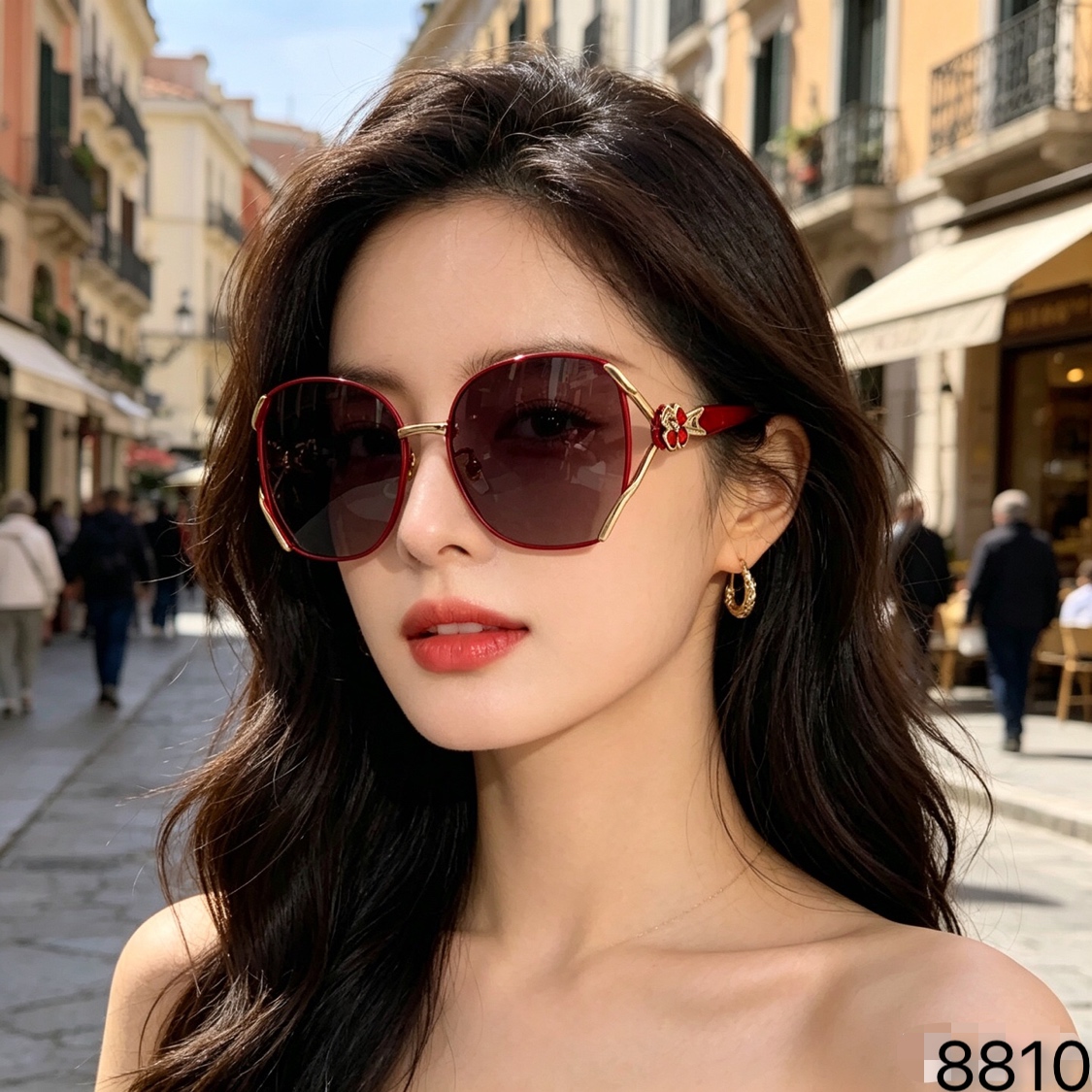 NO:823281,19860909Chane*四叶草优雅墨镜女2026新款防紫外线偏光太阳镜显脸小眼镜墨镜太阳镜,眼镜,chanel,glasses