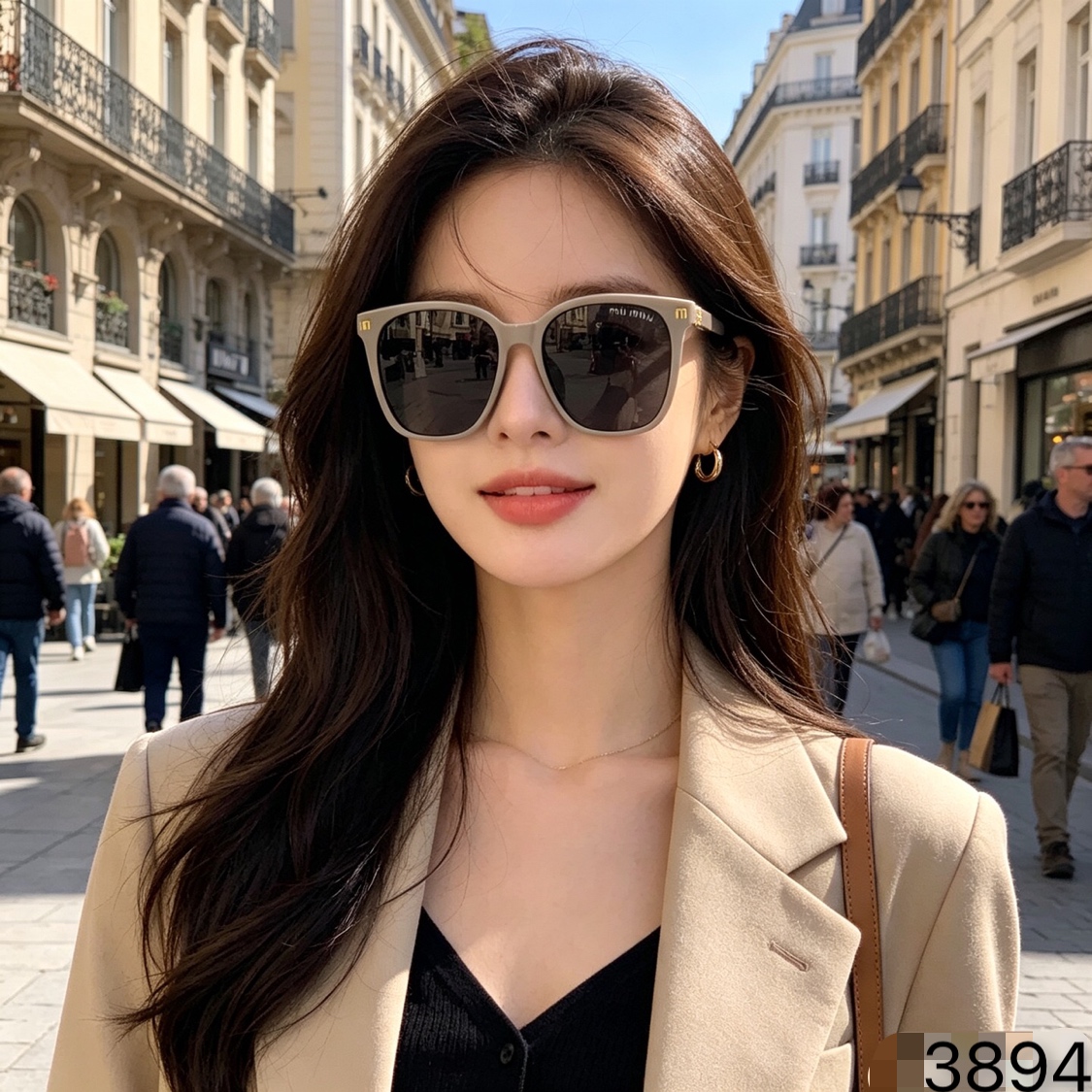 NO:826271,miumi*2026 hot girl style Internet celebrity street shooting sunglasses for women, high-end fashionable sunscreen sunglasses for women, fashionable glasses, sunglasses, sunglasses, glasses, miumiu19860909miumi*2026辣妹风网红街拍墨镜女高级感时髦防晒太阳眼镜女潮眼镜墨镜太阳镜,眼镜,miumiu,glasses
