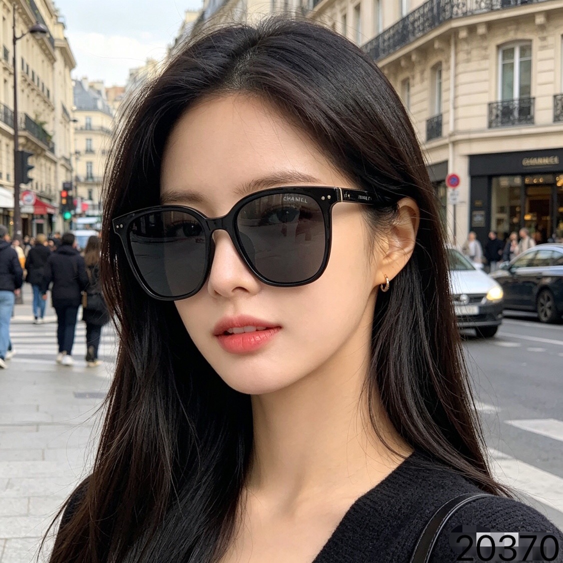 NO:826289,Chane*2026 new retro sunglasses, high-end fashion, Korean version, large frame, face-showing, small sunglasses, women's trendy glasses, sunglasses, sunglasses, glasses, chanel19860909Chane*2026年新款复古墨镜高级感时尚韩版大框显脸小太阳眼镜女士潮眼镜墨镜太阳镜,眼镜,chanel,glasses