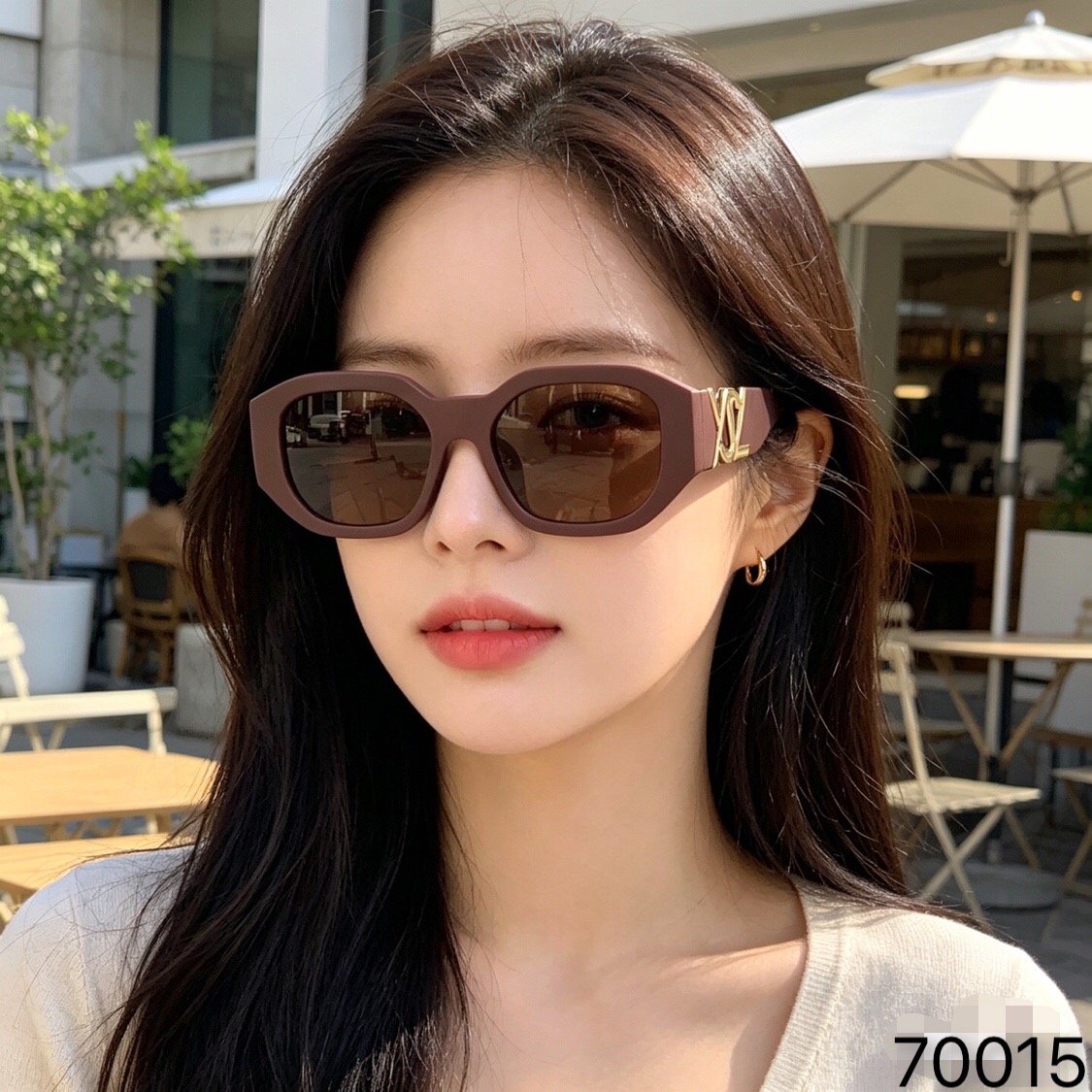 NO:826295,Ysl Zhao Lusi same retro sunglasses women's 2026 new high-end street shooting sunglasses anti-UV sunglasses sunglasses, glasses, saint laurent19860909Ysl赵露思同款复古墨镜女款2026新款高级感街拍太阳眼镜防紫外线防晒眼镜墨镜太阳镜,眼镜,saint laurent,glasses