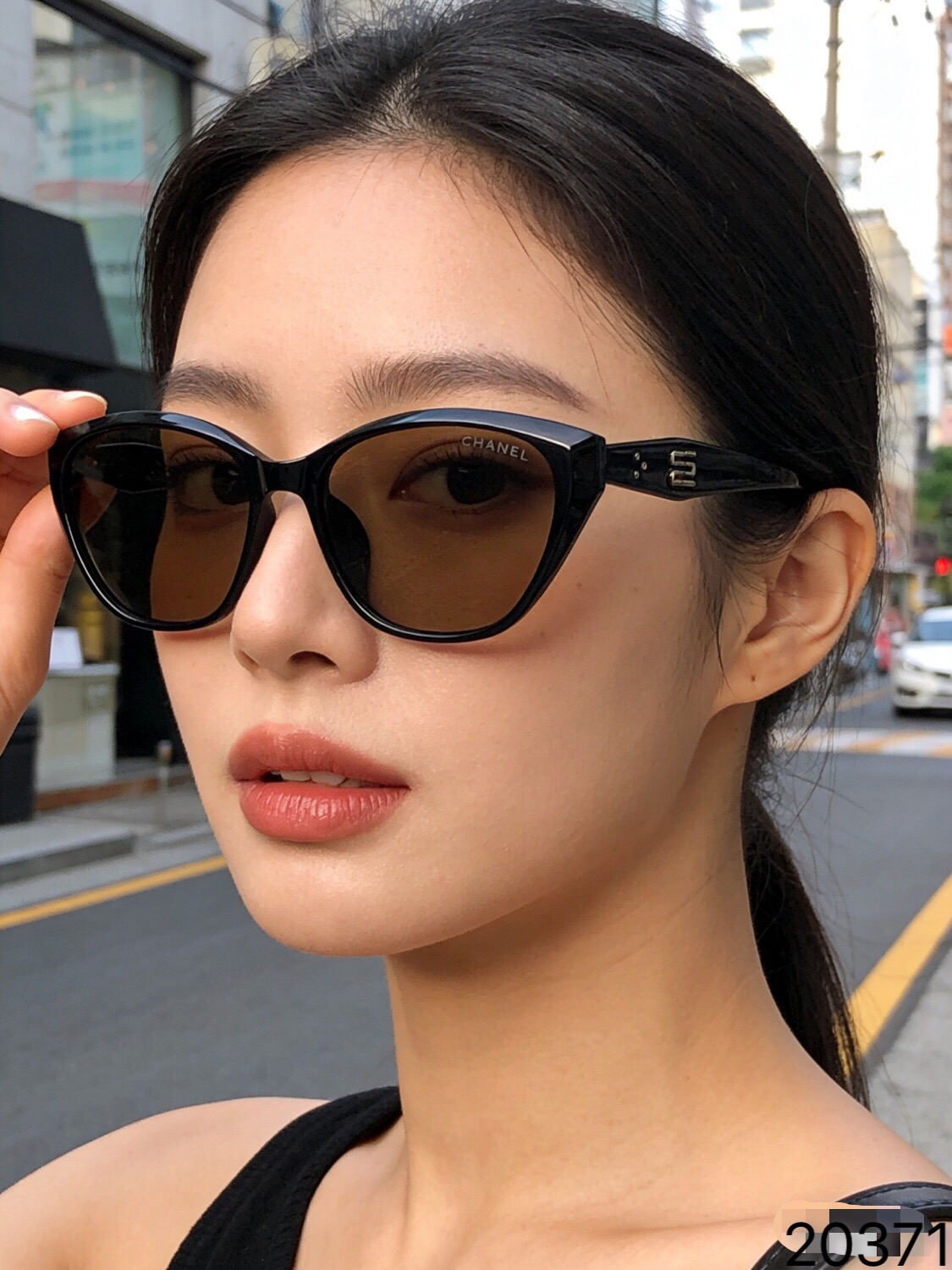 🔥🔥Chane*2026新款方框墨镜女高级感时尚个性太阳眼镜遮阳防紫外线高级感