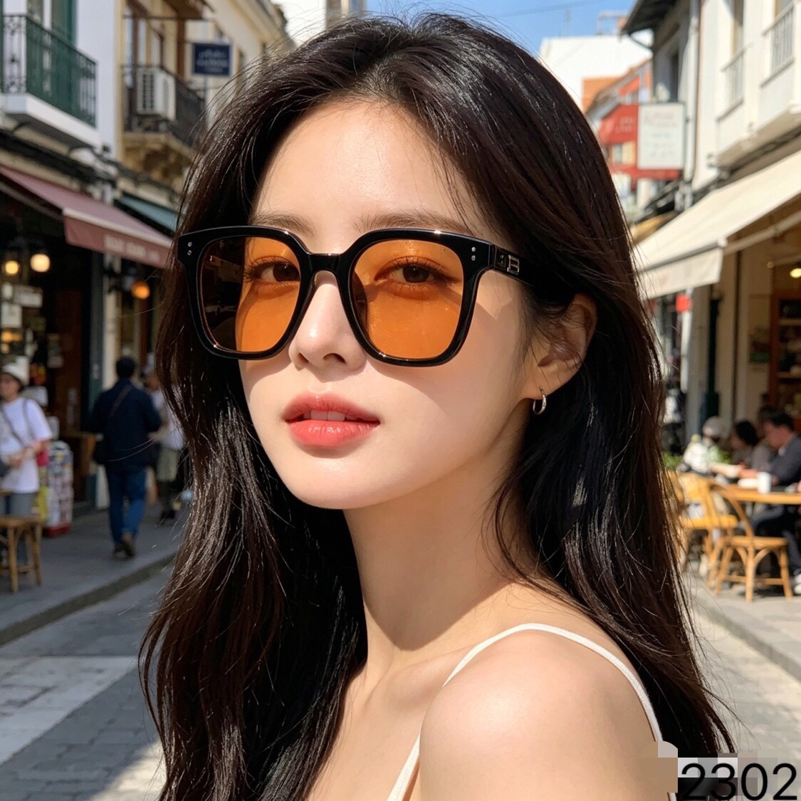 NO:826317,Chane* personalized sunglasses polarized square round face Korean style fashion sunglasses large frame anti-UV glasses sunglasses sunglasses, glasses, chanel19860909Chane*个性墨镜偏光方形圆脸韩版时尚太阳眼镜大框防紫外线眼镜墨镜太阳镜,眼镜,chanel,glasses