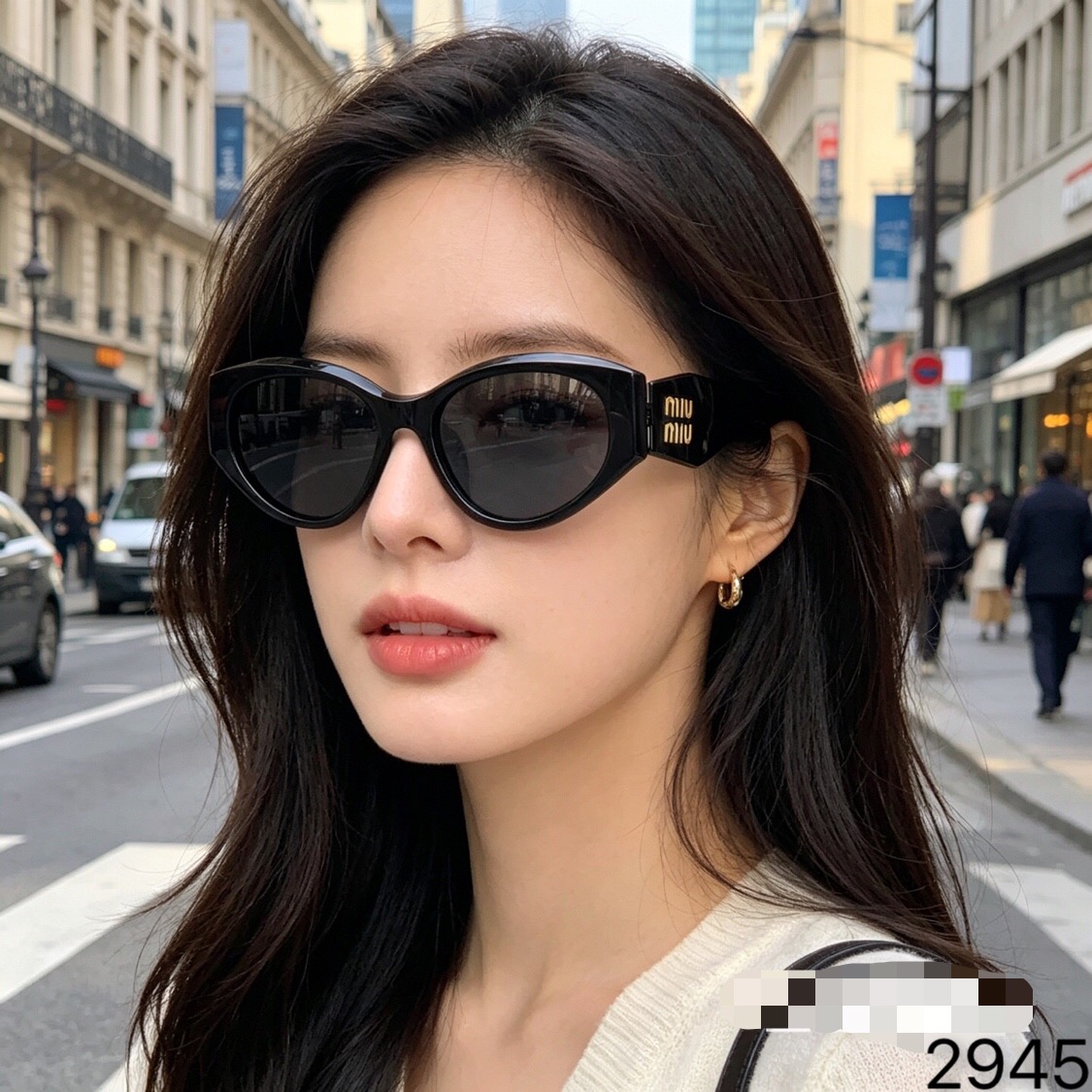 🔥🔥miumi*新款潮流欧美风大框时髦辣妹出片复古感显脸小遮阳防紫外线太阳镜