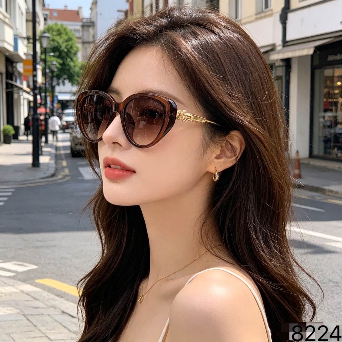 NO:826337,New fashion cat-eye anti-UV sunglasses, simple European and American trend, versatile sunglasses, personalized sunglasses, sunglasses, sunglasses, glasses19860909新时尚猫眼防紫外线太阳镜简约欧美潮流百搭墨镜个性太阳眼镜眼镜墨镜太阳镜,眼镜,glasses