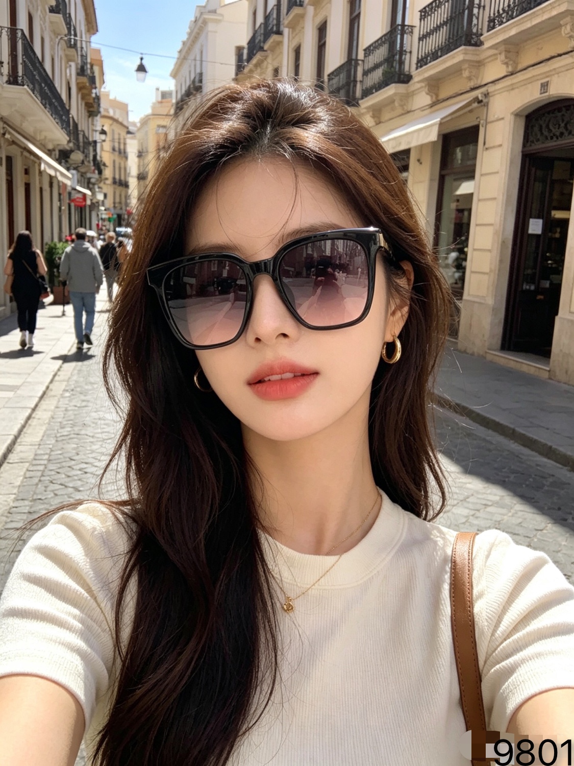 🔥🔥Chane*太阳镜墨镜眼镜大框时尚潮流个性网红同款遮阳墨镜男女开车遮阳