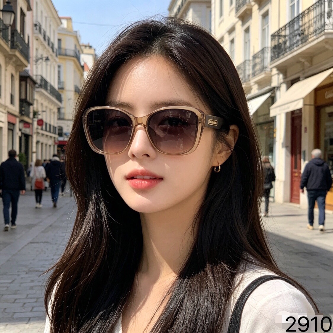 🔥🔥Chane*小香墨镜女时尚潮流防紫外线复古辣妹旅行防晒开车高颜值太阳镜