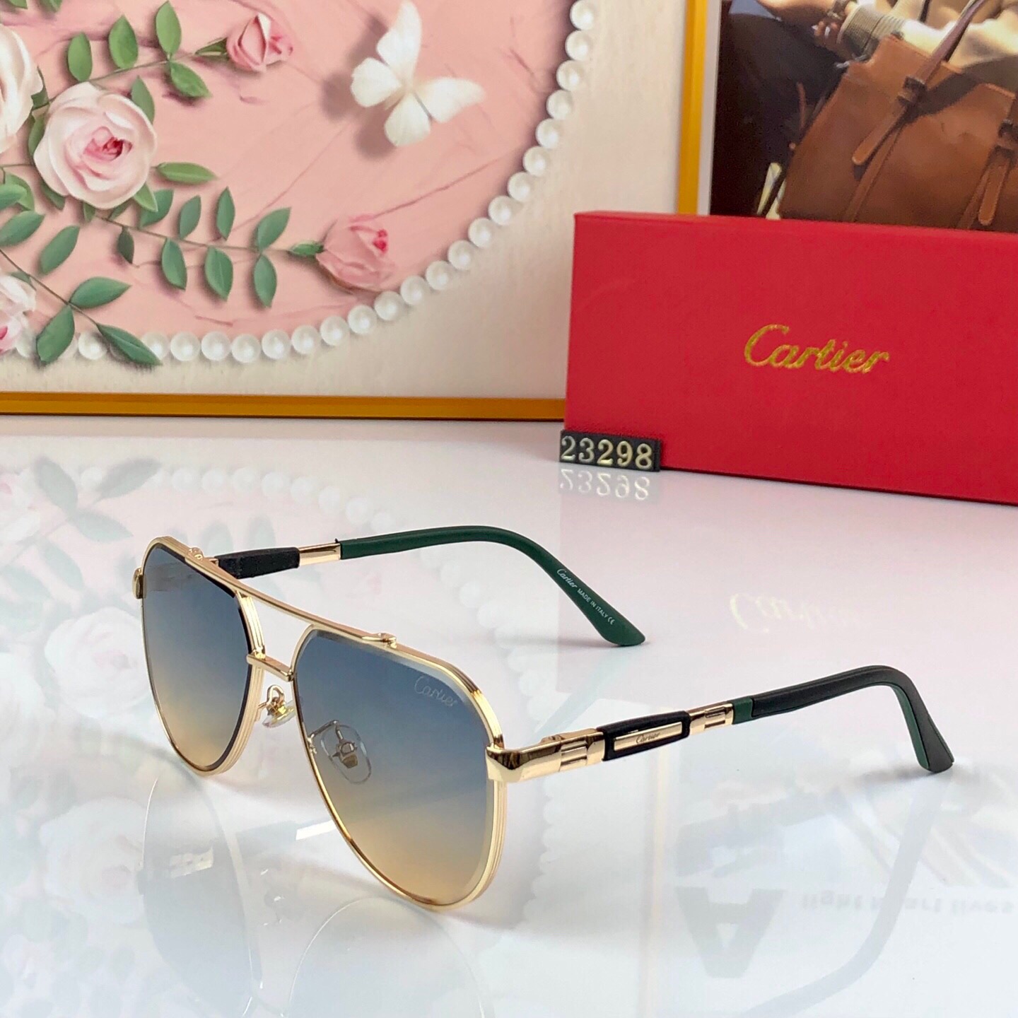 🔥🔥Cartie*新款男女同款墨镜时尚潮流休闲眼镜驾驶出行度假太阳眼镜防紫外线