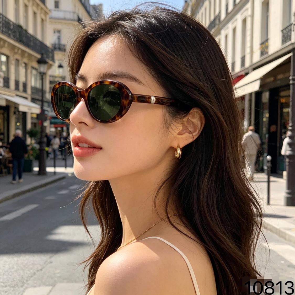 🔥🔥Louis vuitto*新款2026欧美太阳镜复古高级感女士墨镜时尚模特T台走秀太阳眼镜