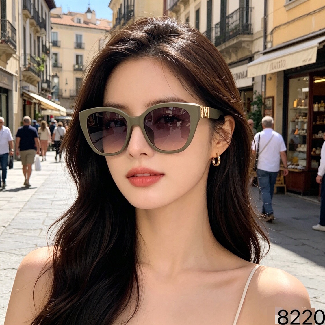NO:827178,New Fashion Sunglasses for Women European and American Driving Square Fashion Wear Sunglasses Style Street Photography Anti-UV Trendy Glasses Sunglasses Sunglasses, Glasses19860909新款时尚太阳镜女欧美驾驶方框时尚穿搭墨镜 风街拍防紫外线潮眼镜墨镜太阳镜,眼镜,glasses