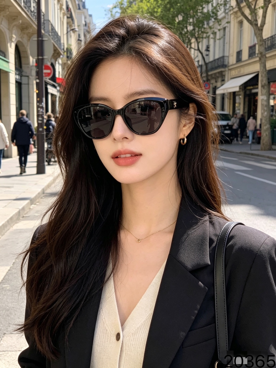 🔥🔥Chane*新款偏光墨镜时尚太阳镜男女潮流街拍百搭太阳眼镜