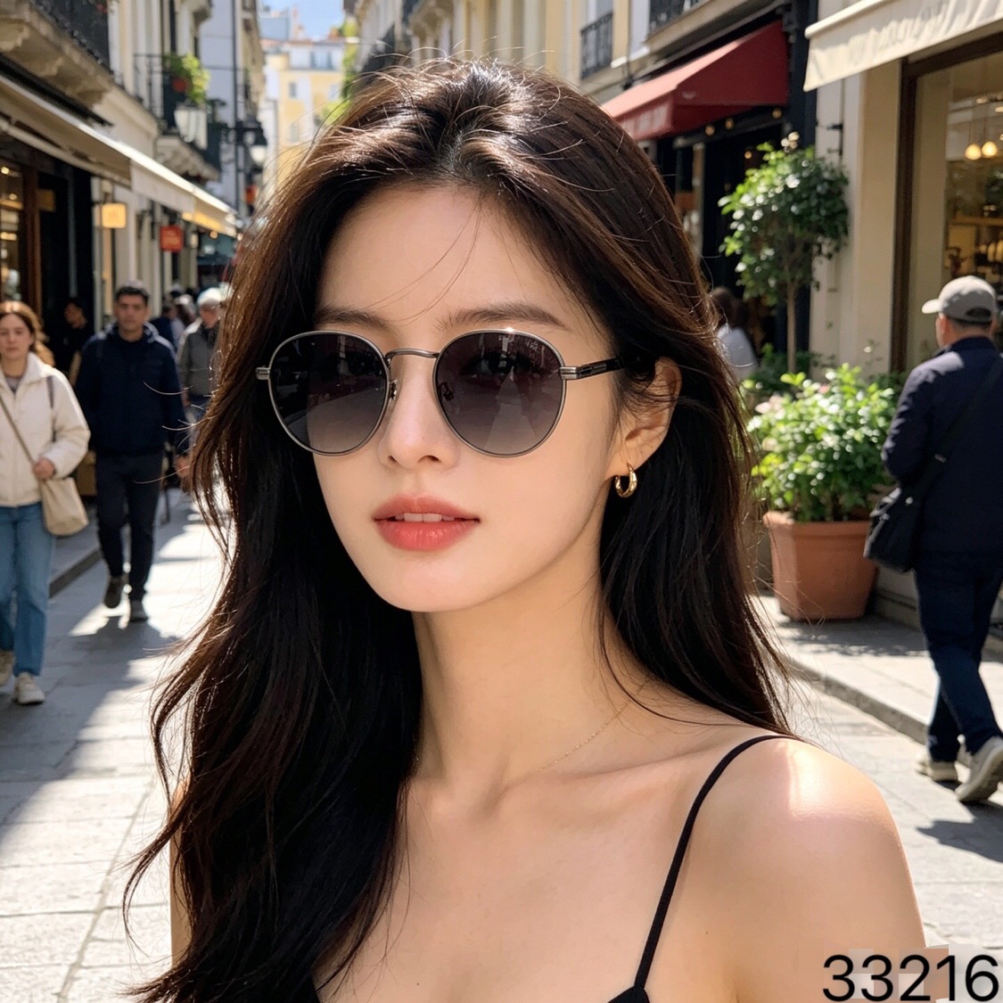 🔥🔥Louis vuitto*2026新款椭圆小框渐变色轻奢高级感太阳镜女潮流墨镜男