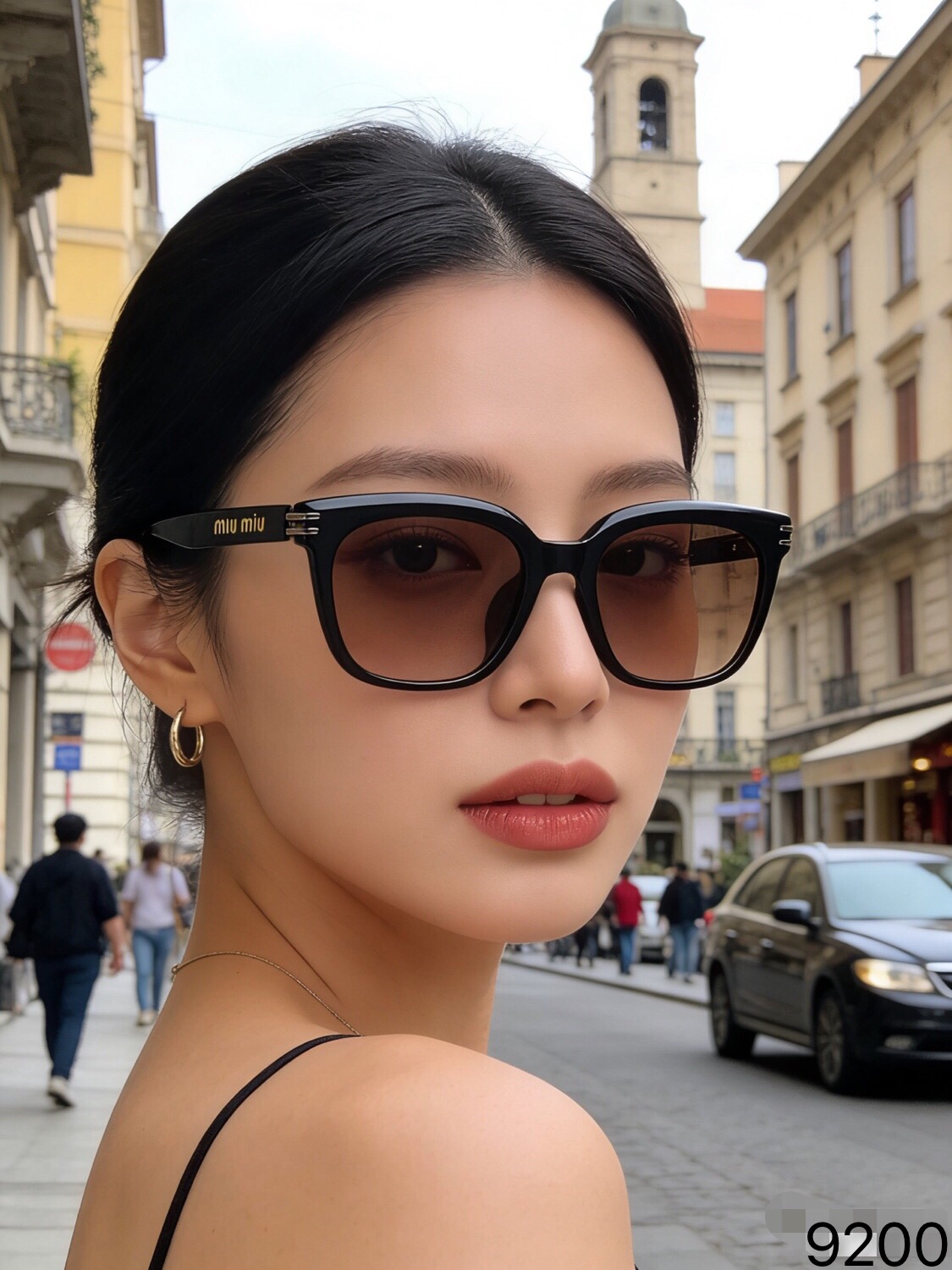 NO:827296,miumi* Korean style large-frame square sunglasses for men and women, high-end, versatile, face-friendly, small anti-UV driving sunglasses, sunglasses, sunglasses, glasses, miumiu19860909miumi*韩版大框方形太阳眼镜男女高级感百搭显脸小防紫外线开车墨镜眼镜墨镜太阳镜,眼镜,miumiu,glasses