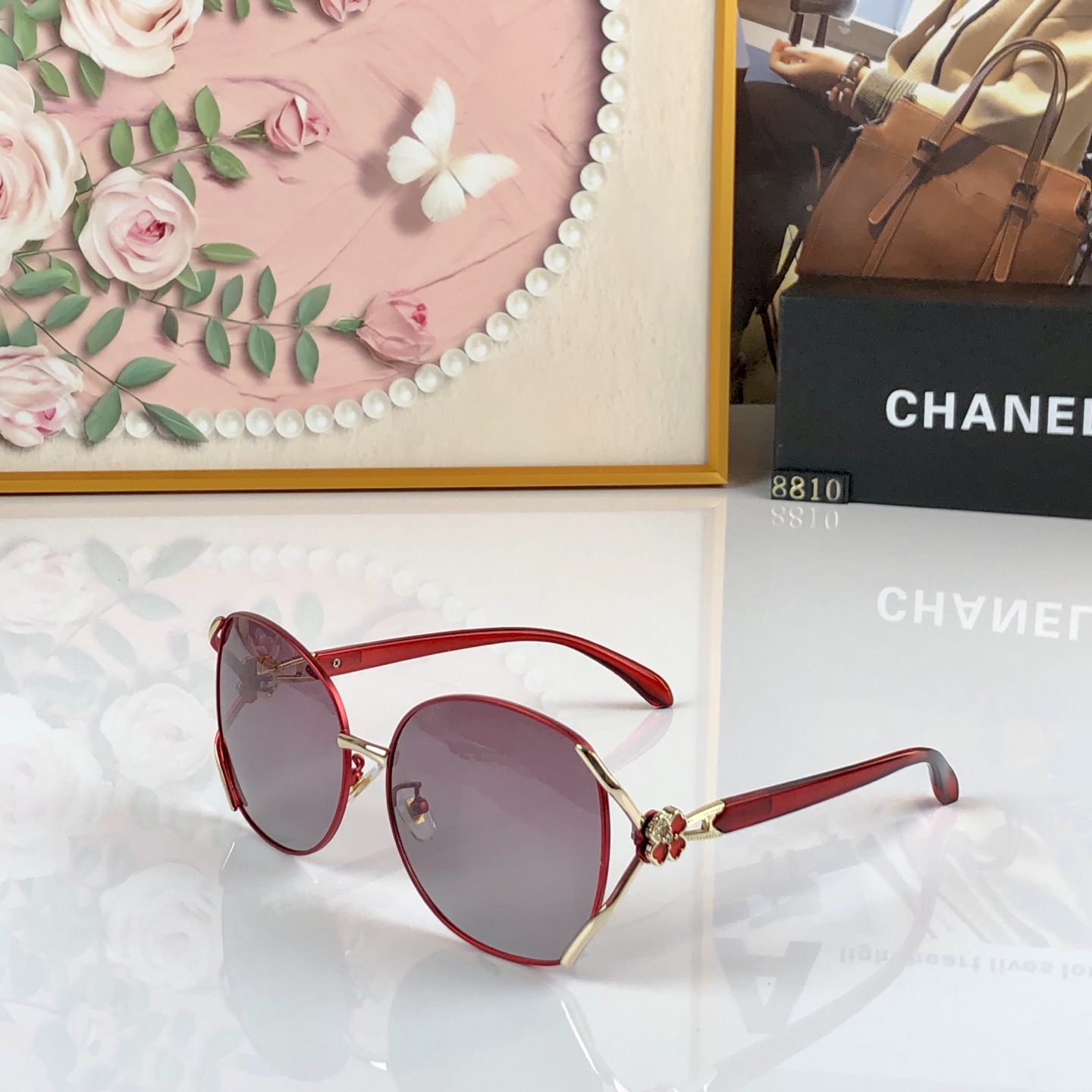 🔥🔥CHANE*太阳镜女夏2026年新款网红防紫外线街拍墨镜女高级感开车偏光眼镜