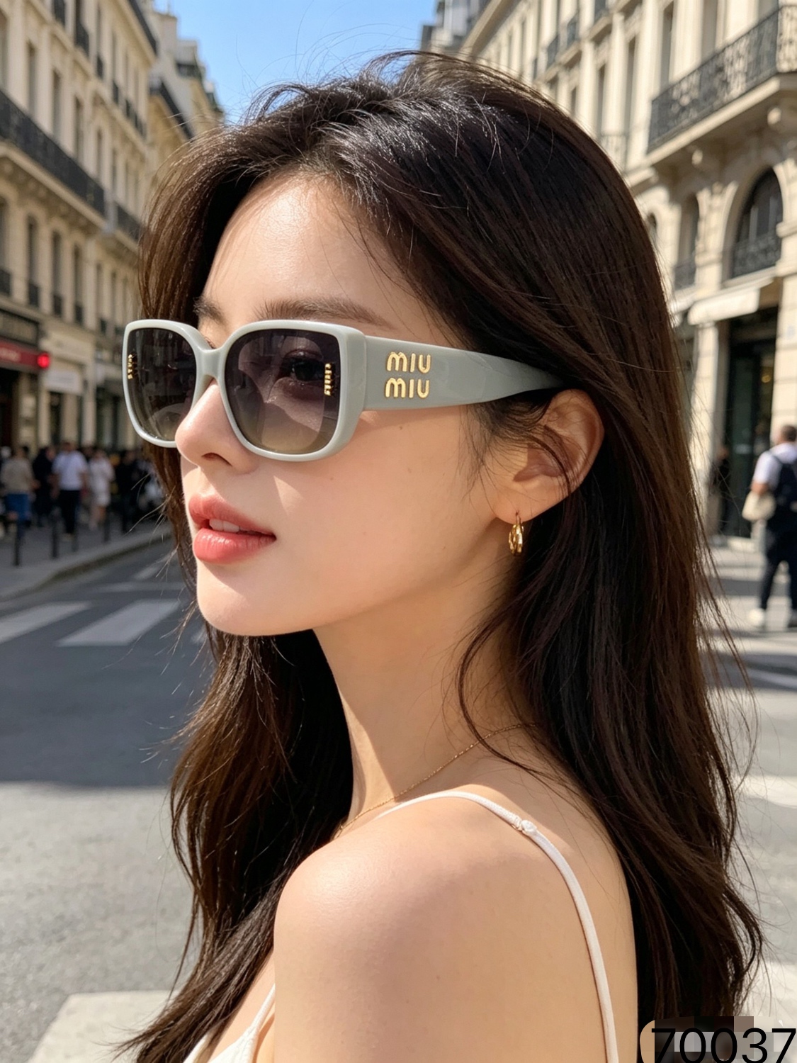 miumi*2026新款太阳镜防紫外线时尚修脸明星同款墨镜韩版女款开车潮