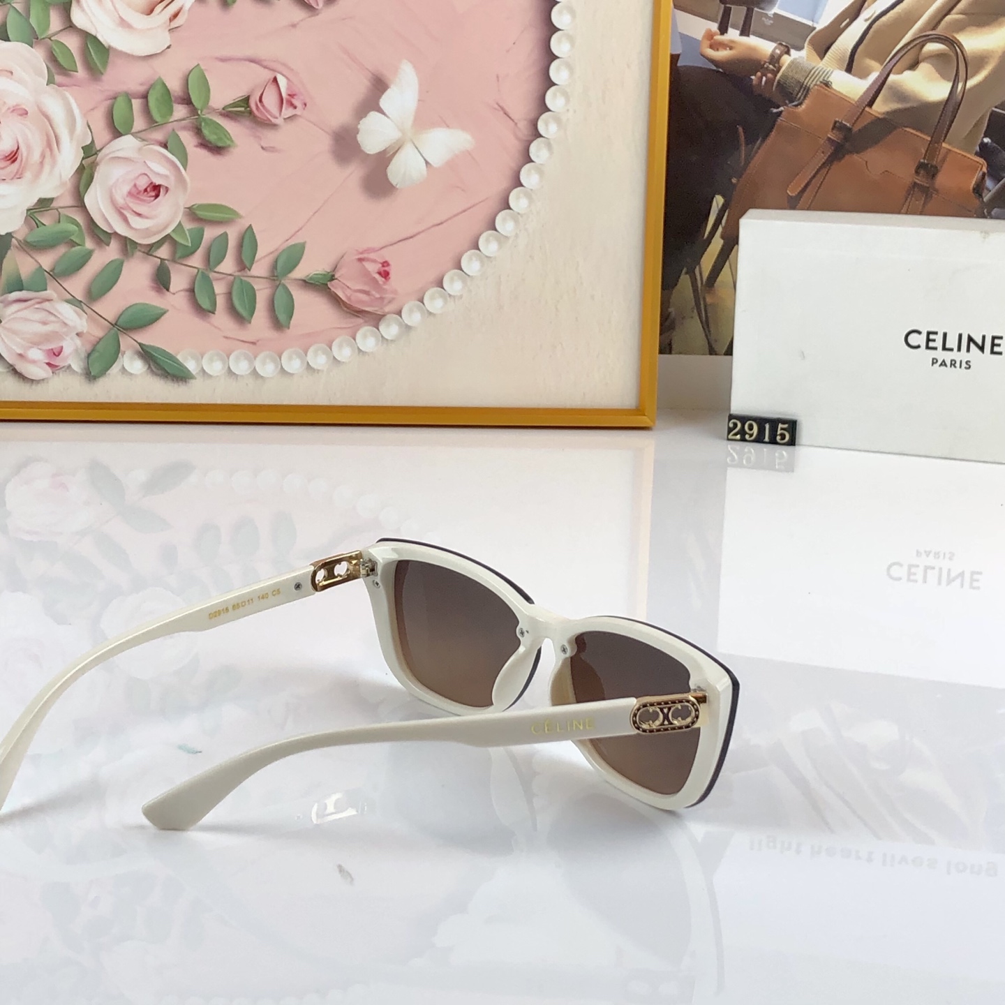 🔥🔥celin*新款时尚潮流太阳眼镜网红同款街拍摆拍墨镜女防紫外线猫眼太阳镜