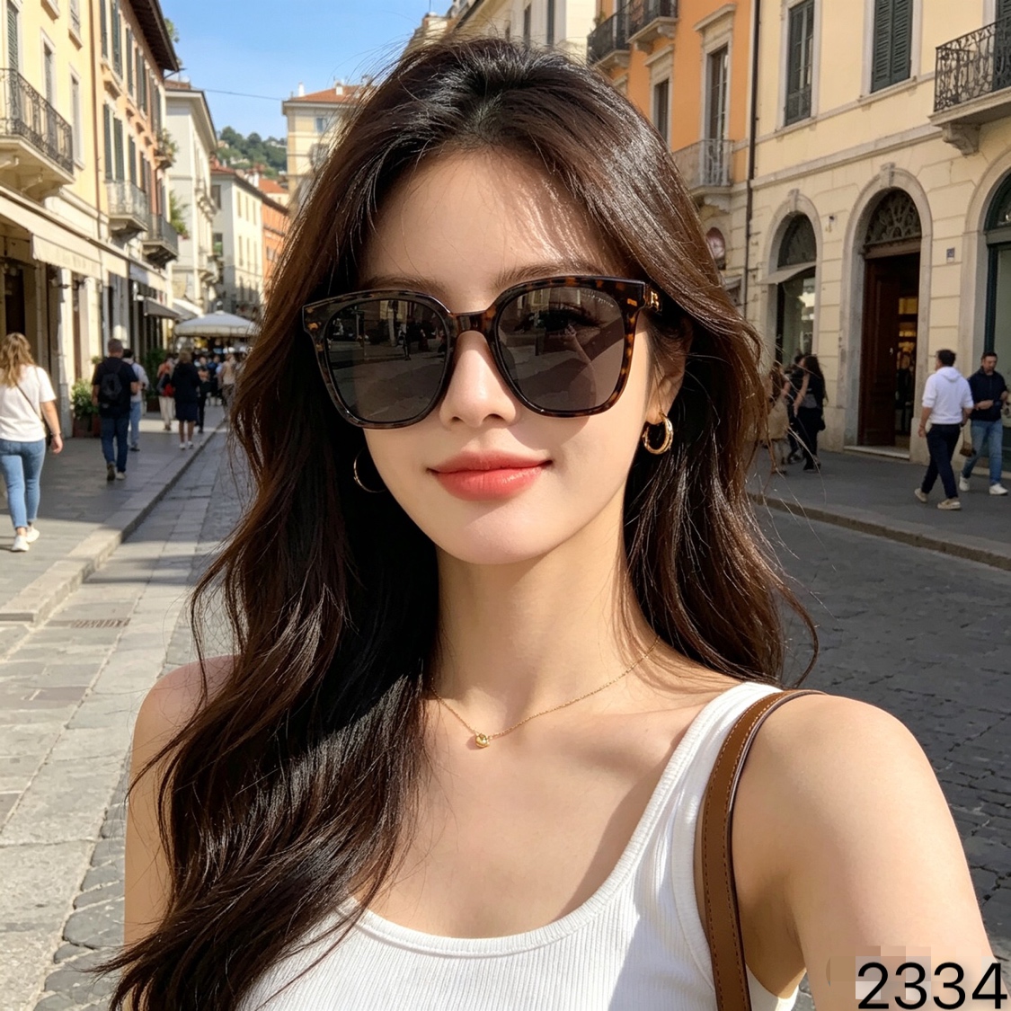 🔥🔥LOUISVUITTO*墨镜女款2026新款高级感美式时尚网红百搭显脸小辣妹太阳镜