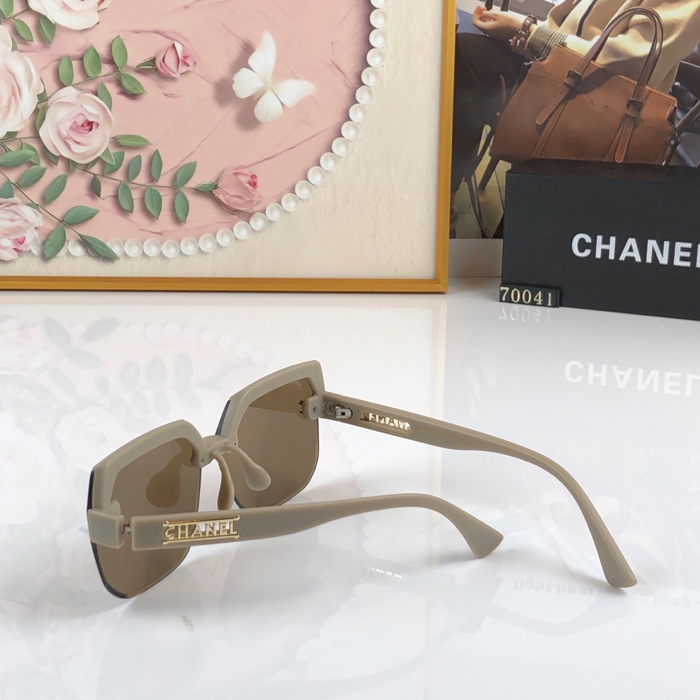 🔥🔥CHANE*轻奢大框网红太阳镜女渐变色防紫外线显白显瘦百搭神器高级感墨镜