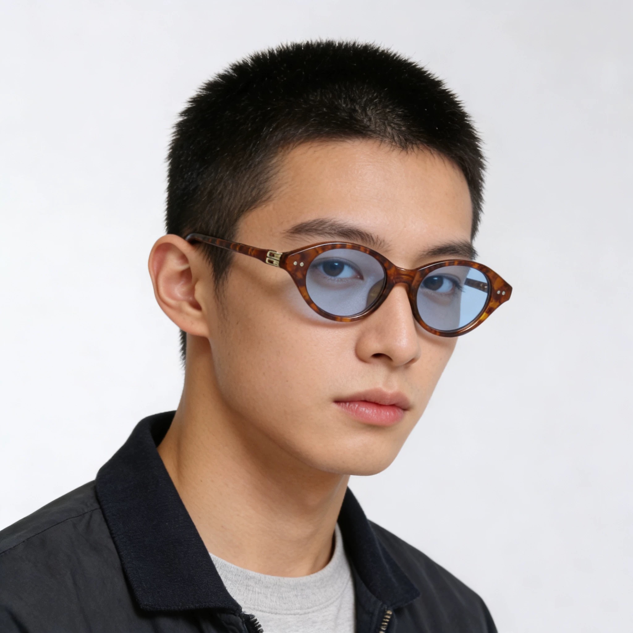 🔥🔥LOUISVUITTO*韩版猫眼墨镜女款潮个性小脸防晒太阳镜复古辣妹夏季遮阳镜男