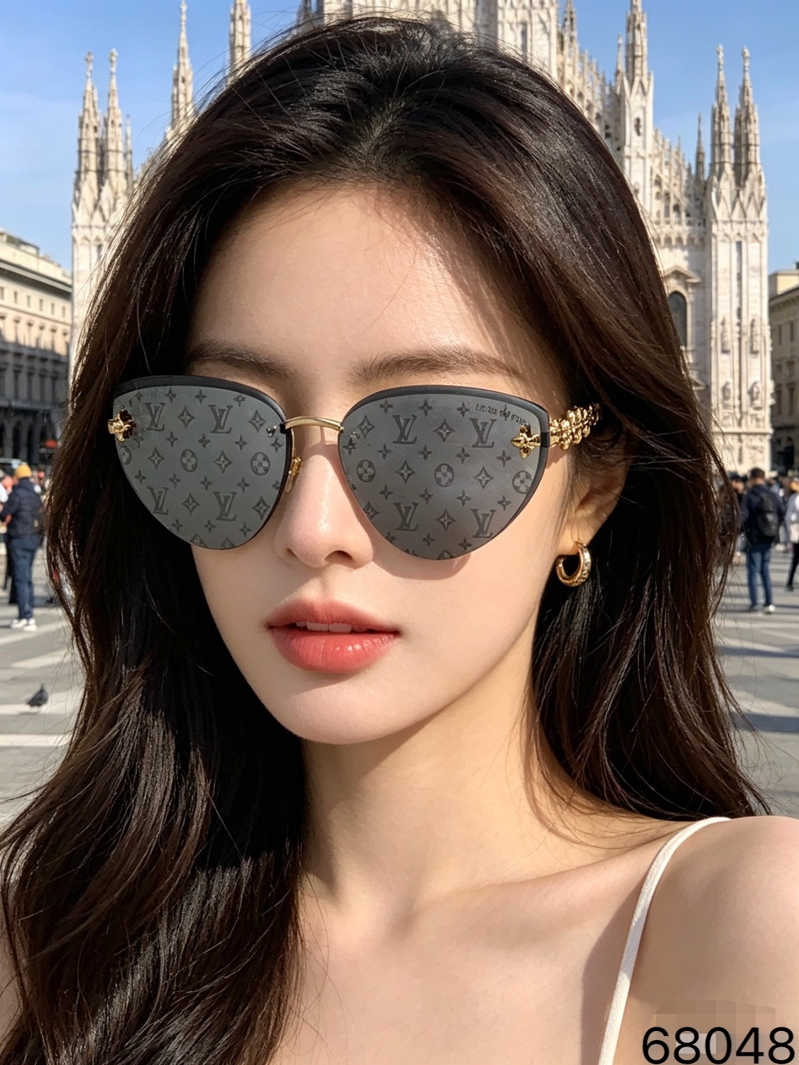 🔥🔥LOUISVUITTO*时尚新款 太阳眼镜高品质高质感百搭潮酷遮阳无框男女