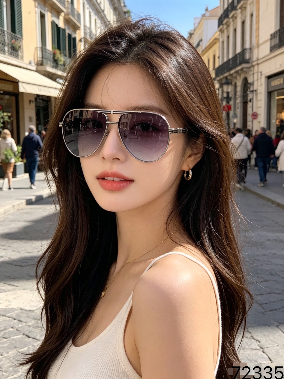 🔥🔥韩版墨镜女款2026新款高级感遮阳个性圆脸街拍网红防晒太阳眼镜男