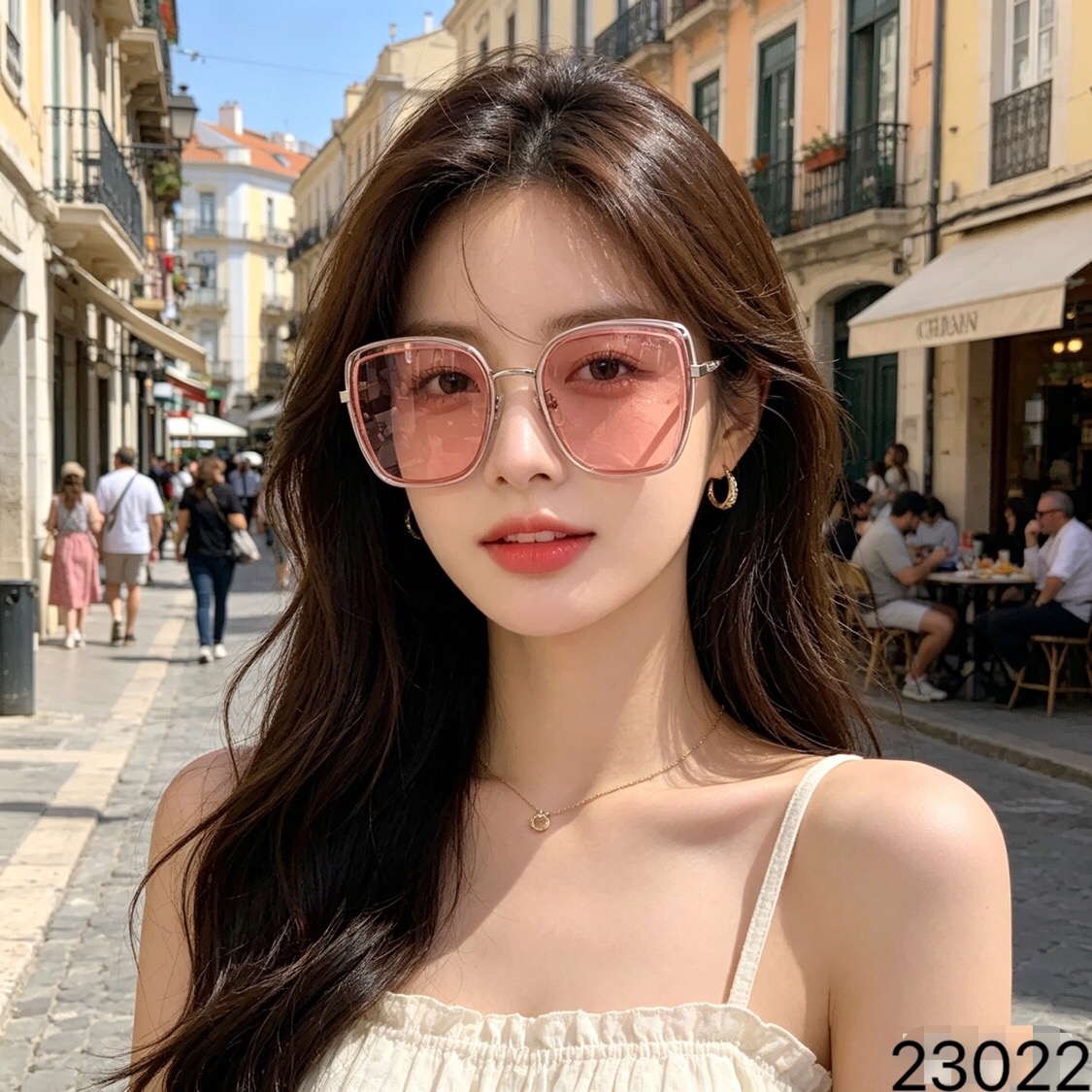 NO:863722,CHANE* Korean ins style fashion large frame sunglasses for women with high-end sense, anti-UV, big face, slimming, trendy sunglasses, sunglasses, sunglasses, glasses, chanel19860909CHANE*韩系ins风时尚大框墨镜女高级感防紫外线大脸显瘦潮流遮阳太阳镜眼镜墨镜太阳镜,眼镜,chanel,glasses