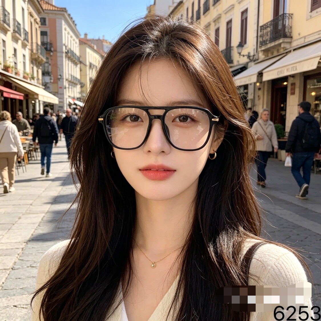 🔥🔥LOUISVUITTO*新款复古双梁眼镜架男款眼镜框女潮流街拍欧美时尚眼镜框