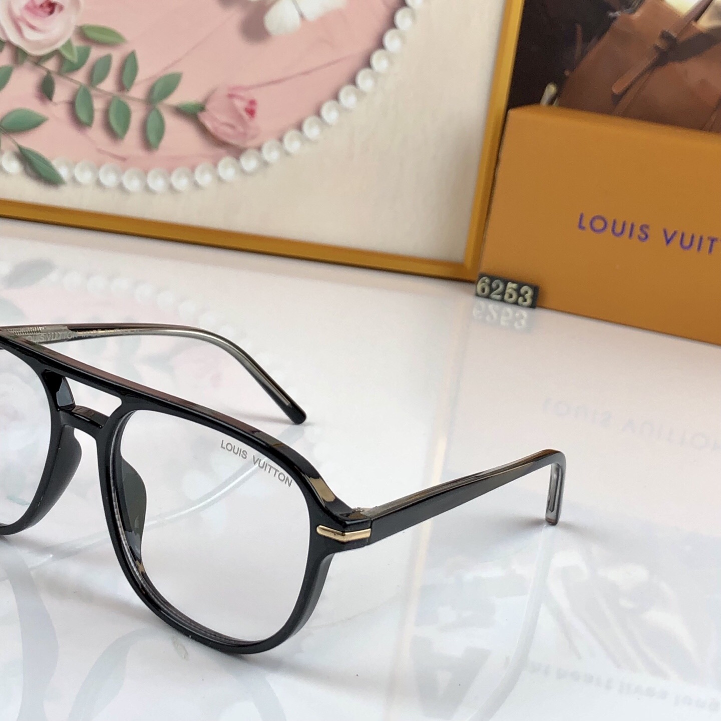 🔥🔥LOUISVUITTO*新款复古双梁眼镜架男款眼镜框女潮流街拍欧美时尚眼镜框