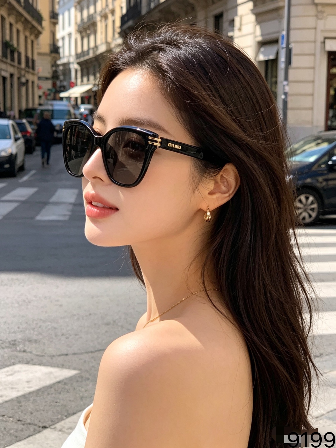 。。miumi*时尚轻奢旅游拍照潮版女太阳镜户外方形墨镜
