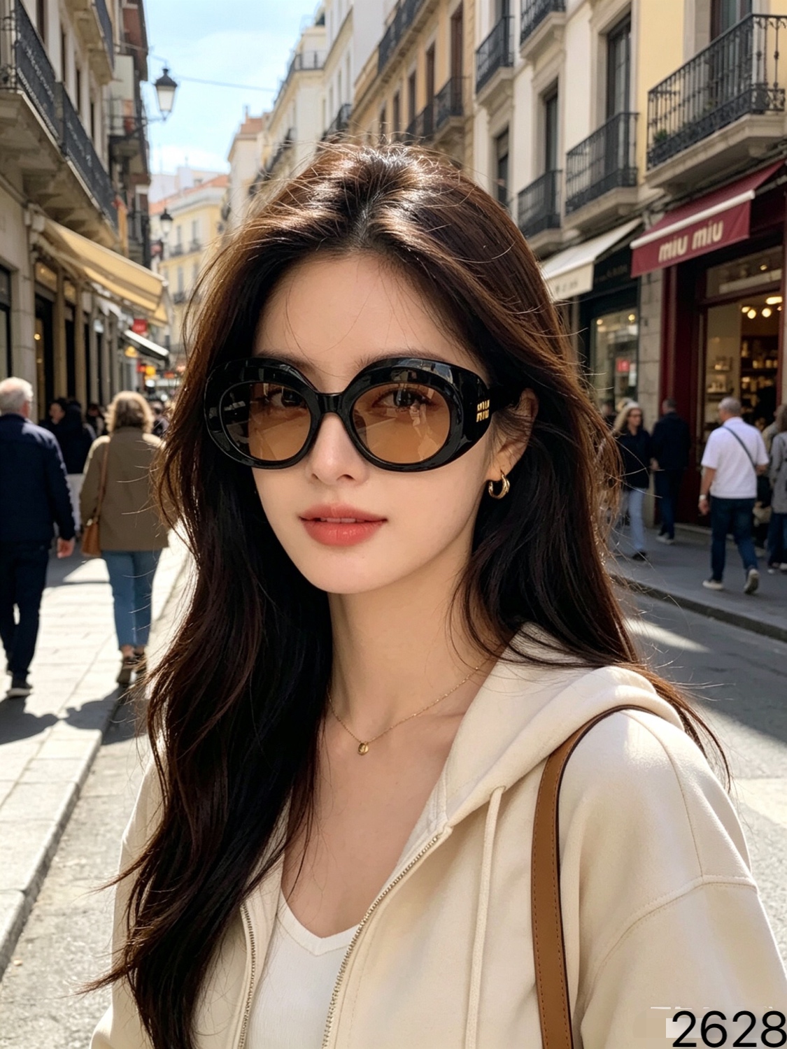 NO:865905,miumi* Zhao Jinmai's same style oval sunglasses for women French retro high-end sunshade and windproof sunglasses glasses sunglasses, glasses, miumiu19860909miumi*赵今麦同款椭圆形墨镜女法式复古高级感遮阳防风太阳眼镜眼镜墨镜太阳镜,眼镜,miumiu,glasses