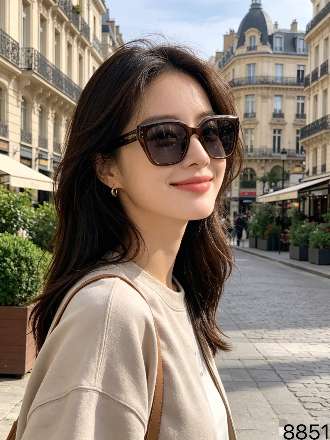 。。Gucc*欧美复古韩版户外方形墨镜新款圆脸太阳镜紫外线辣妹高级太阳眼镜