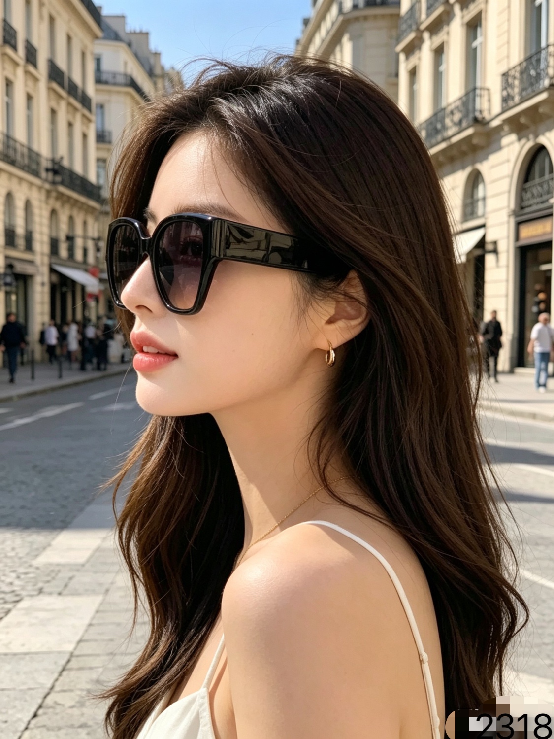 。CHANE*墨镜女潮高级感2026新款韩版百搭方圆脸显瘦太阳眼镜防紫外线街拍