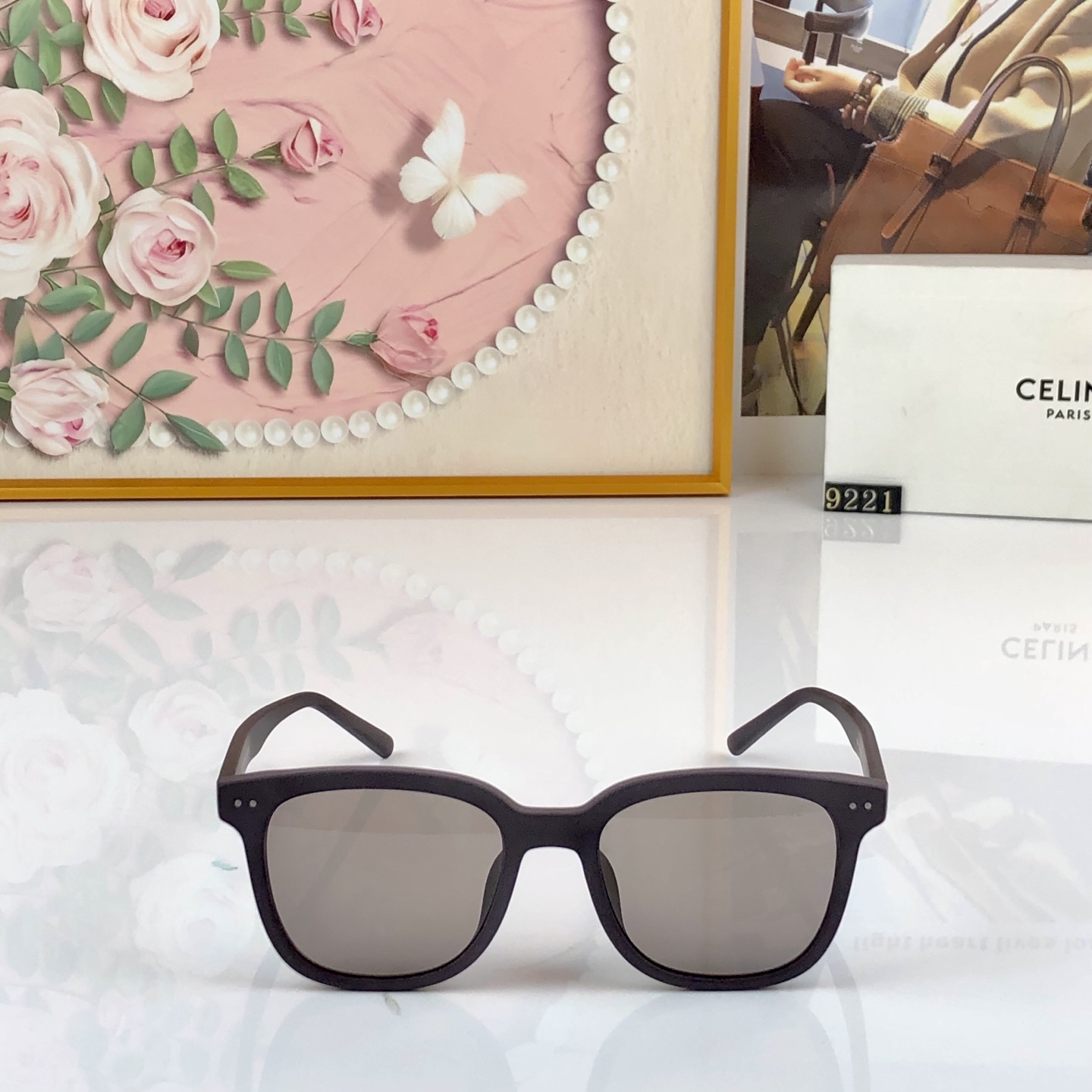 。Celin*墨镜休闲百搭太阳眼镜男女款韩国明星同款防晒防紫外线