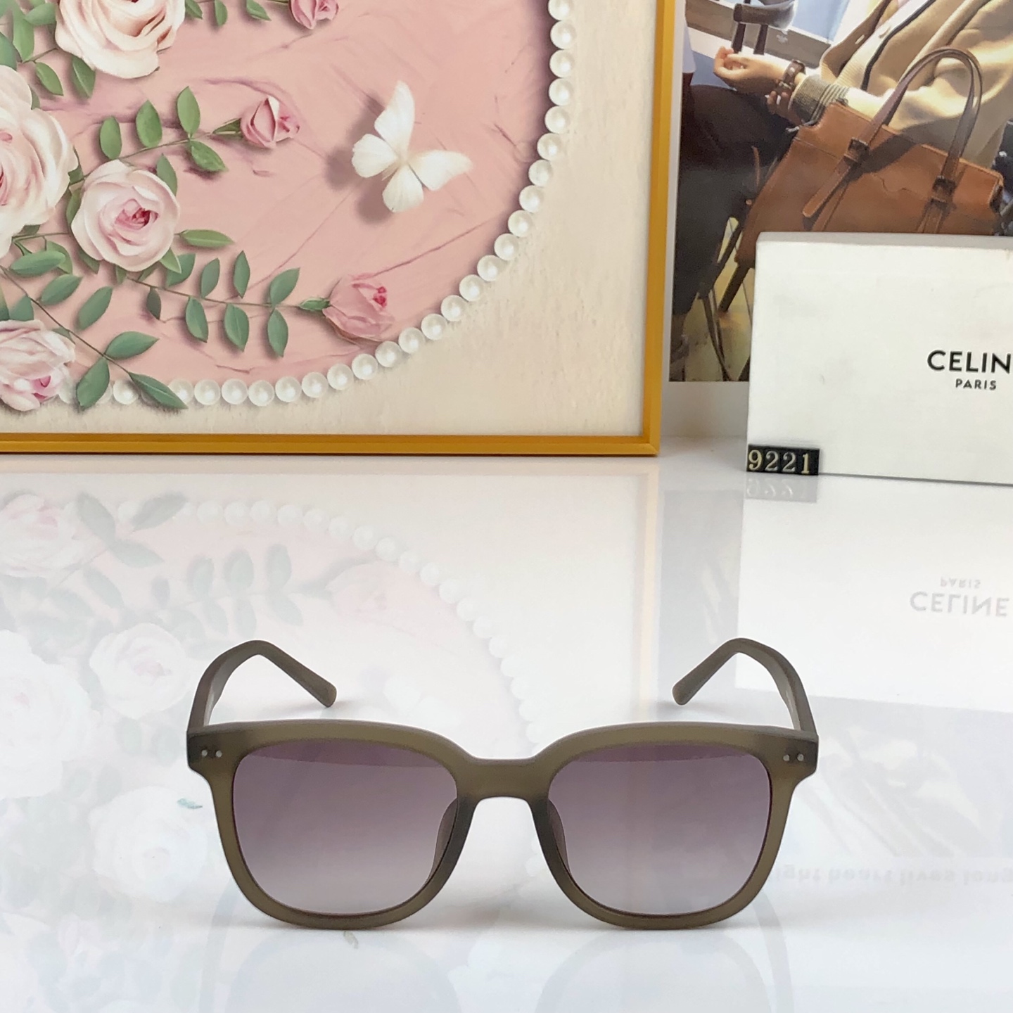。Celin*墨镜休闲百搭太阳眼镜男女款韩国明星同款防晒防紫外线