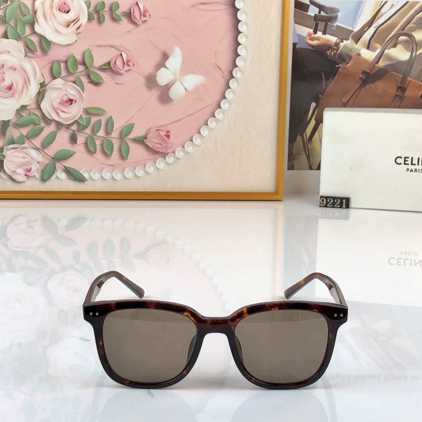 。Celin*墨镜休闲百搭太阳眼镜男女款韩国明星同款防晒防紫外线