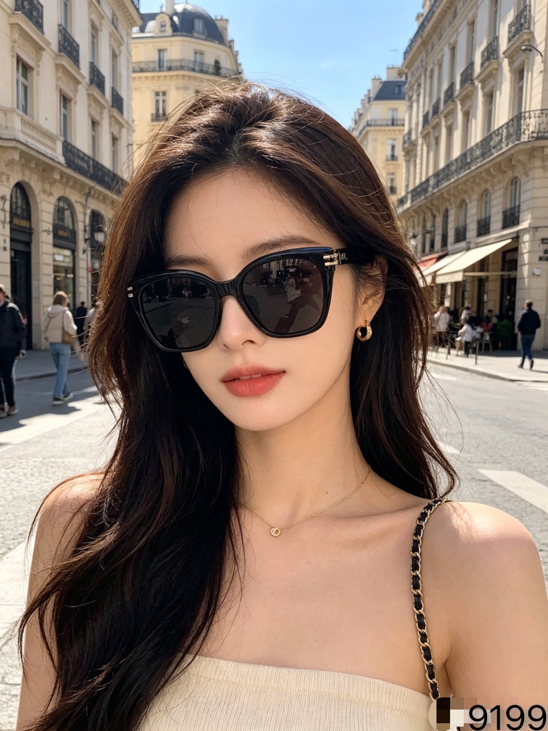 。miumi*【品质】轻奢风高清尼龙镜高级感时尚潮墨镜太阳眼镜男女
