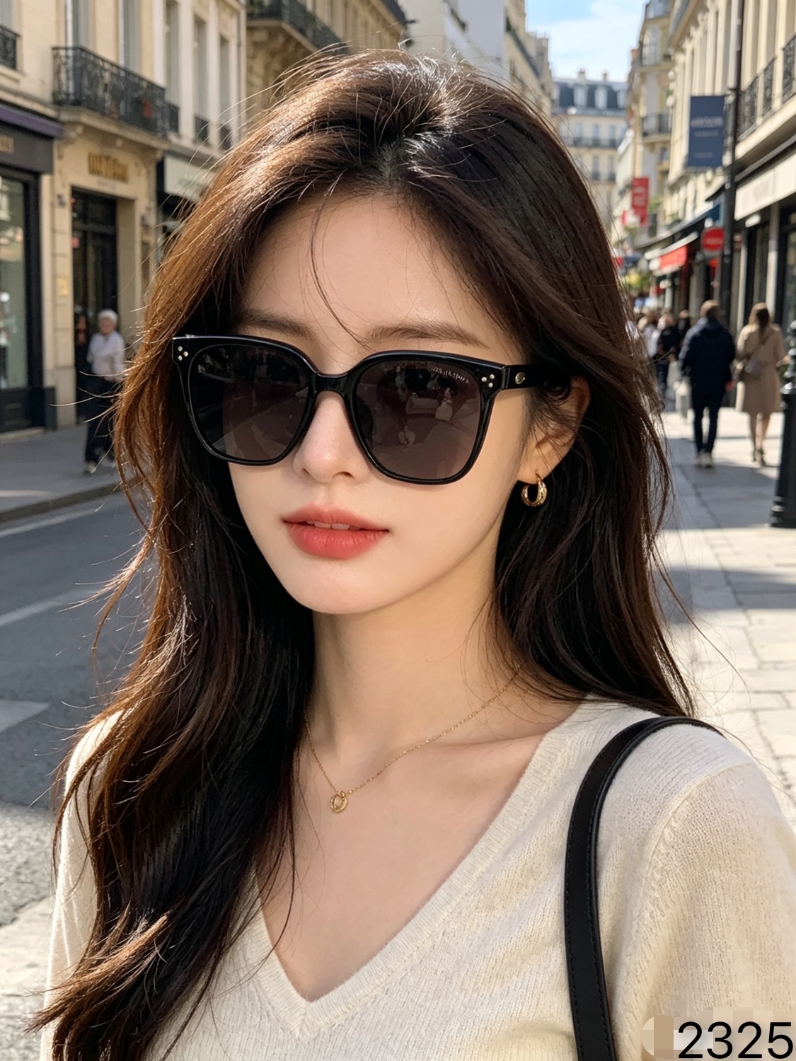 。Louis vuitto*新款韩版潮款方框男女高级感夏季偏光太阳镜网红防晒