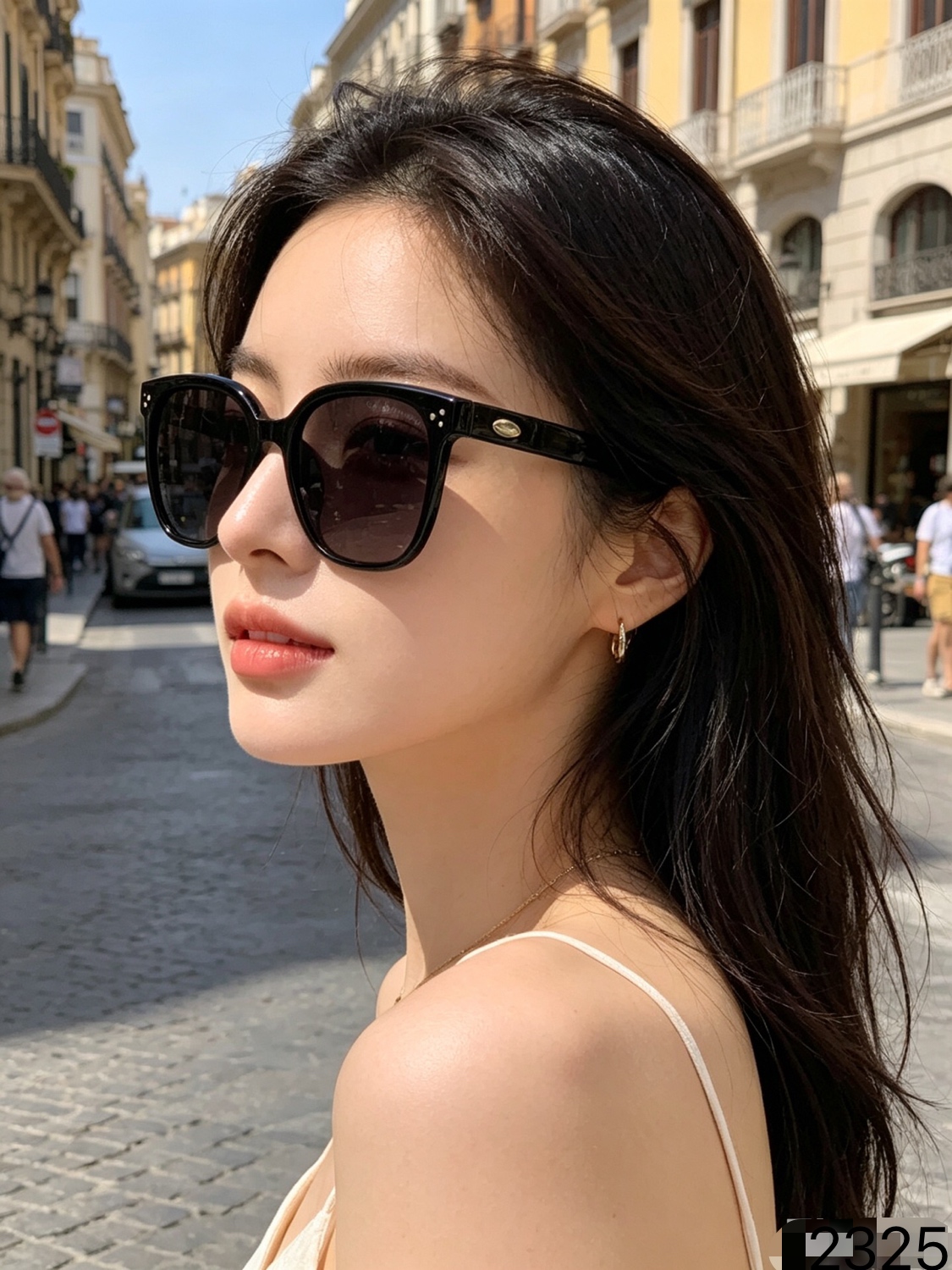 。Louis vuitto*新款韩版潮款方框男女高级感夏季偏光太阳镜网红防晒