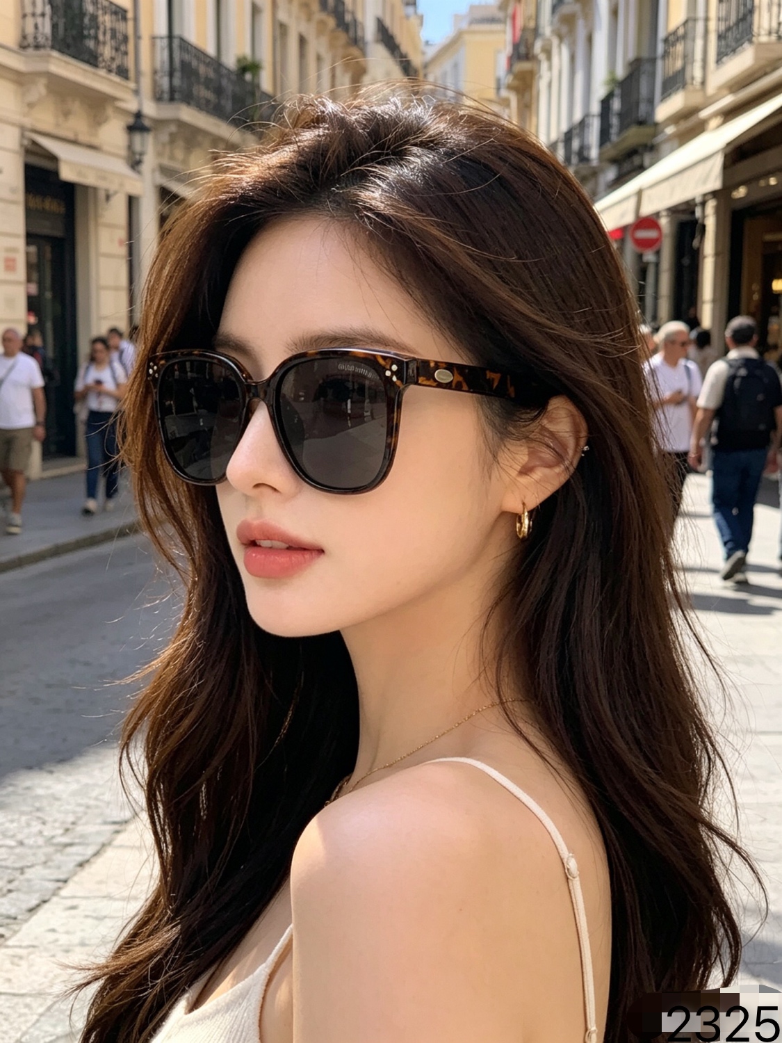 。Louis vuitto*新款韩版潮款方框男女高级感夏季偏光太阳镜网红防晒