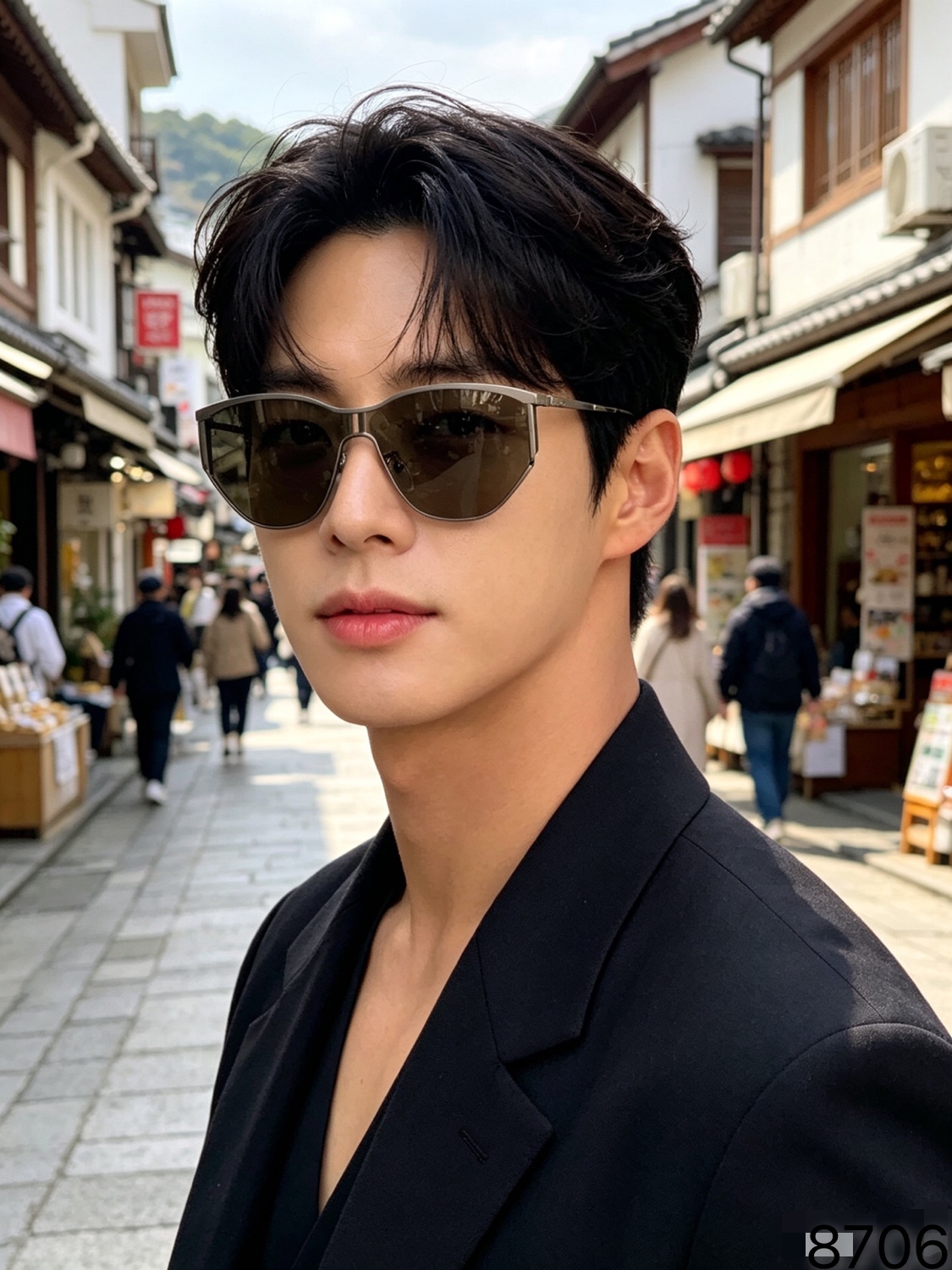 。Ysl太阳眼镜街拍时尚大框显瘦潮防晒旅行登山镜驾驶开车百搭欧美墨镜