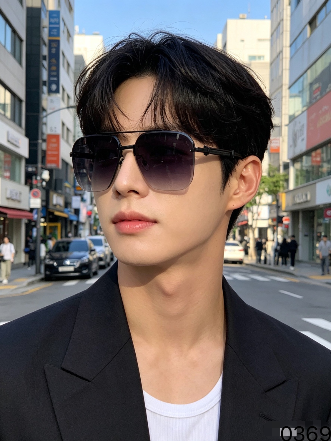 。Cartie*复古方框男款半框欧美时尚墨镜金属休闲遮阳镜