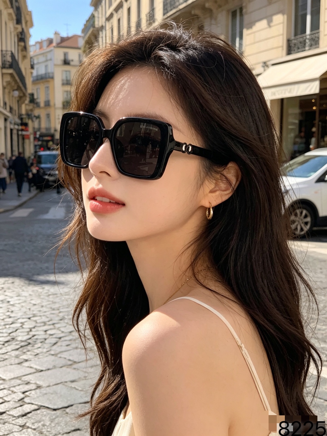 。Louis vuitto*欧美时尚太阳镜ins女感个性防晒遮阳墨镜大框修颜眼镜