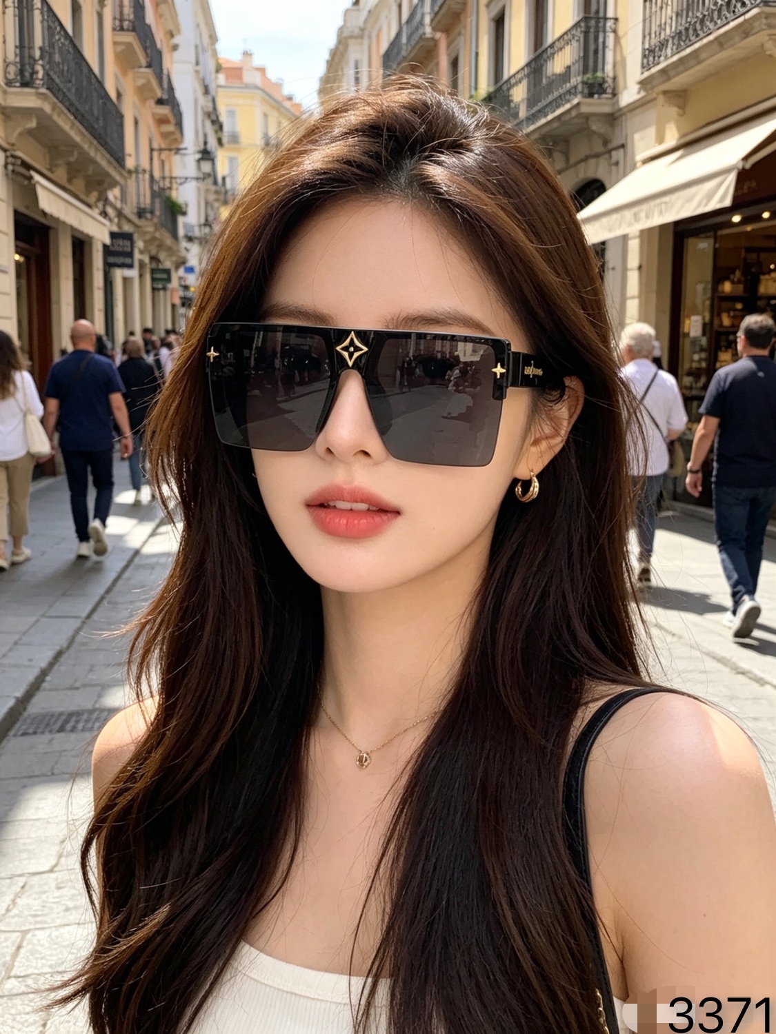 🔥🔥LOUISVUITTO*新款大框男女太阳镜  时尚潮流休闲墨镜  旅游驾驶太阳眼镜