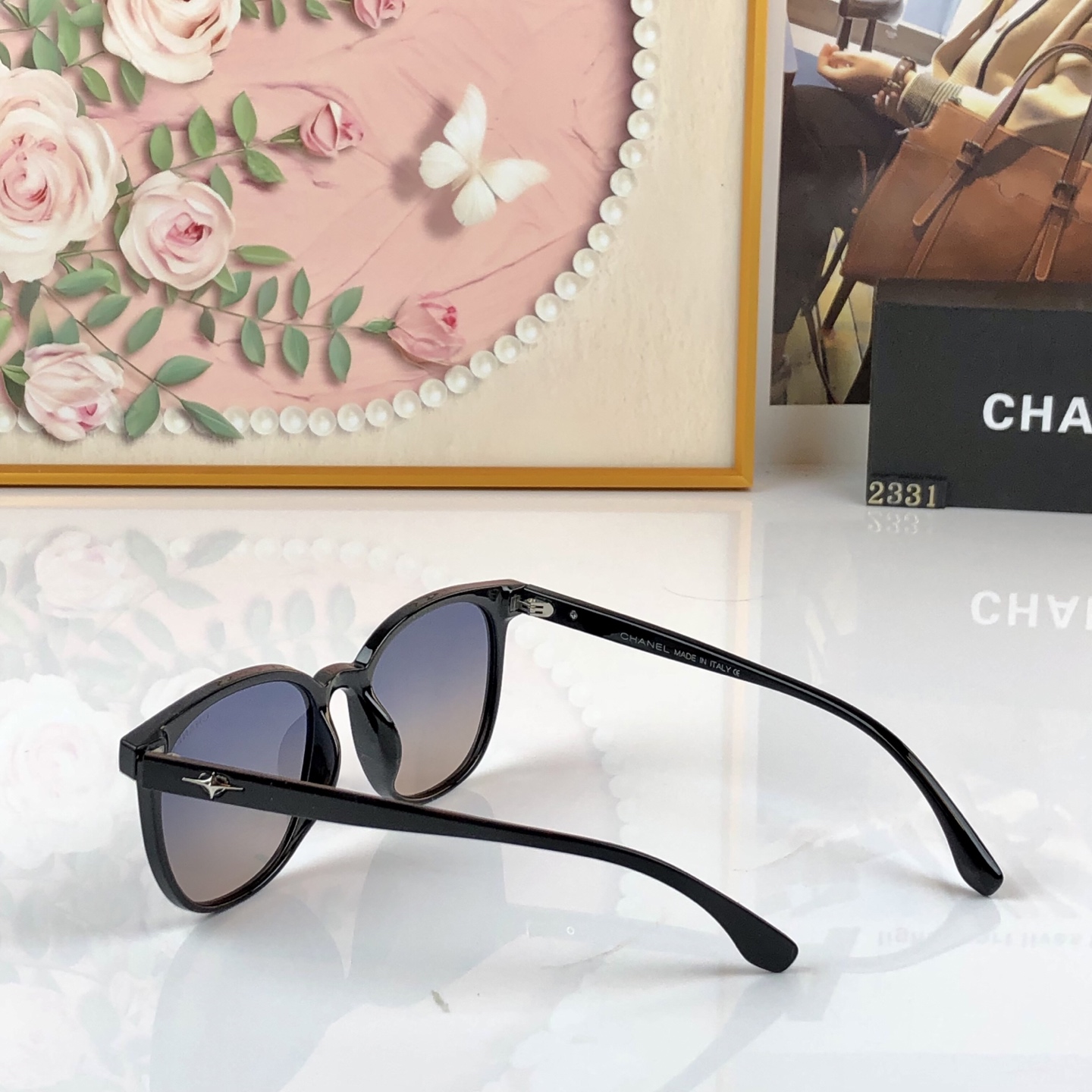 🔥🔥Chane*新款时尚潮流女士偏光太阳镜网红款防紫外线