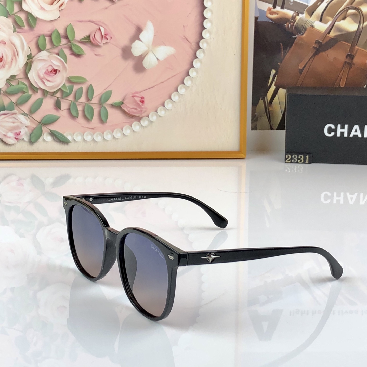 🔥🔥Chane*新款时尚潮流女士偏光太阳镜网红款防紫外线