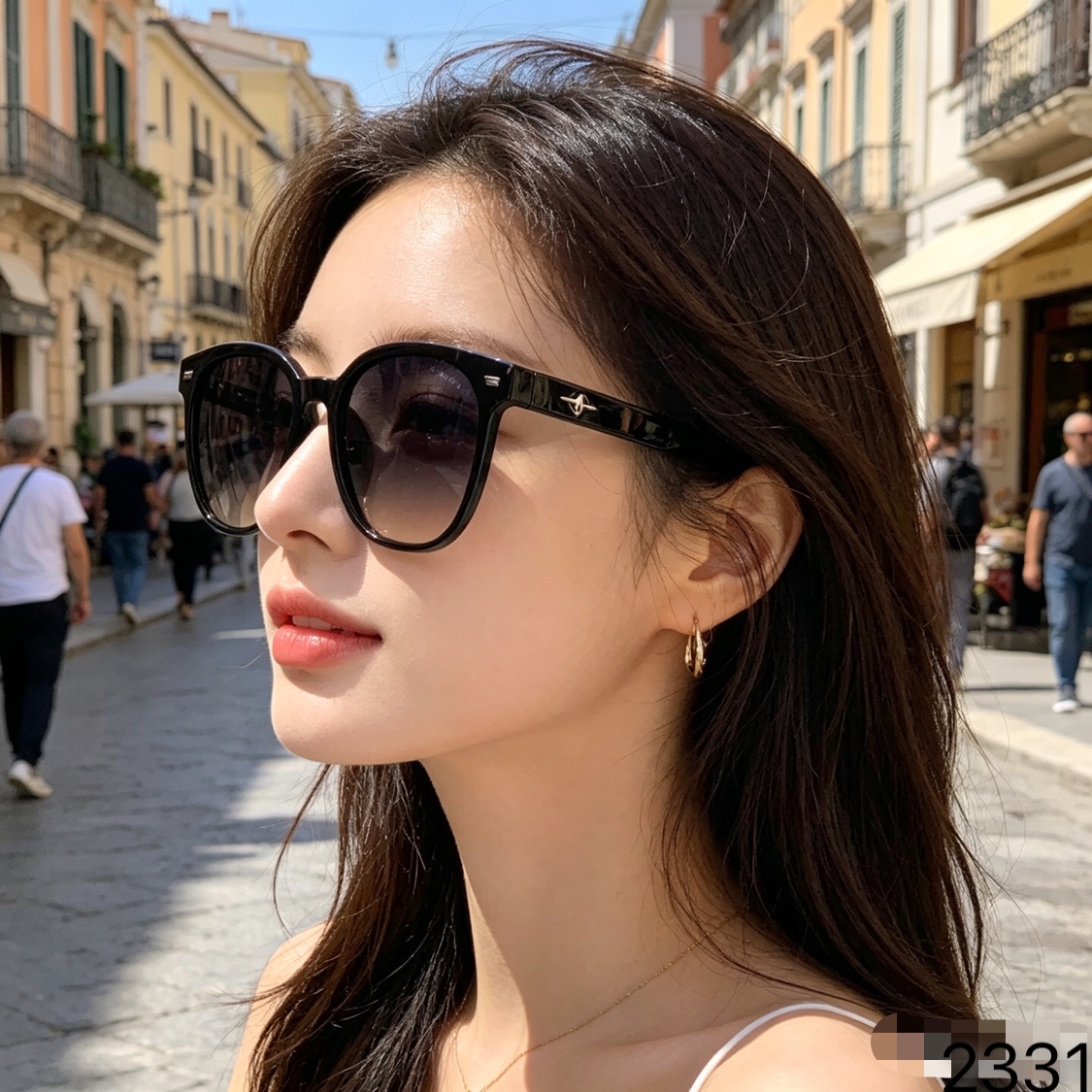 🔥🔥Chane*新款时尚潮流女士偏光太阳镜网红款防紫外线